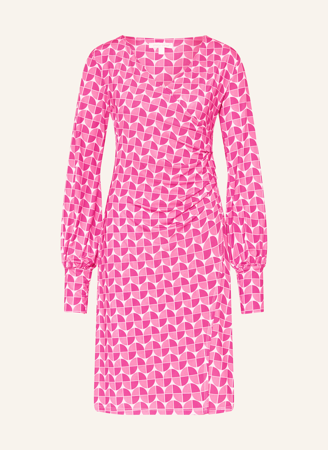 marivie Kleid DARE YOU! in Wickeloptik: PINK