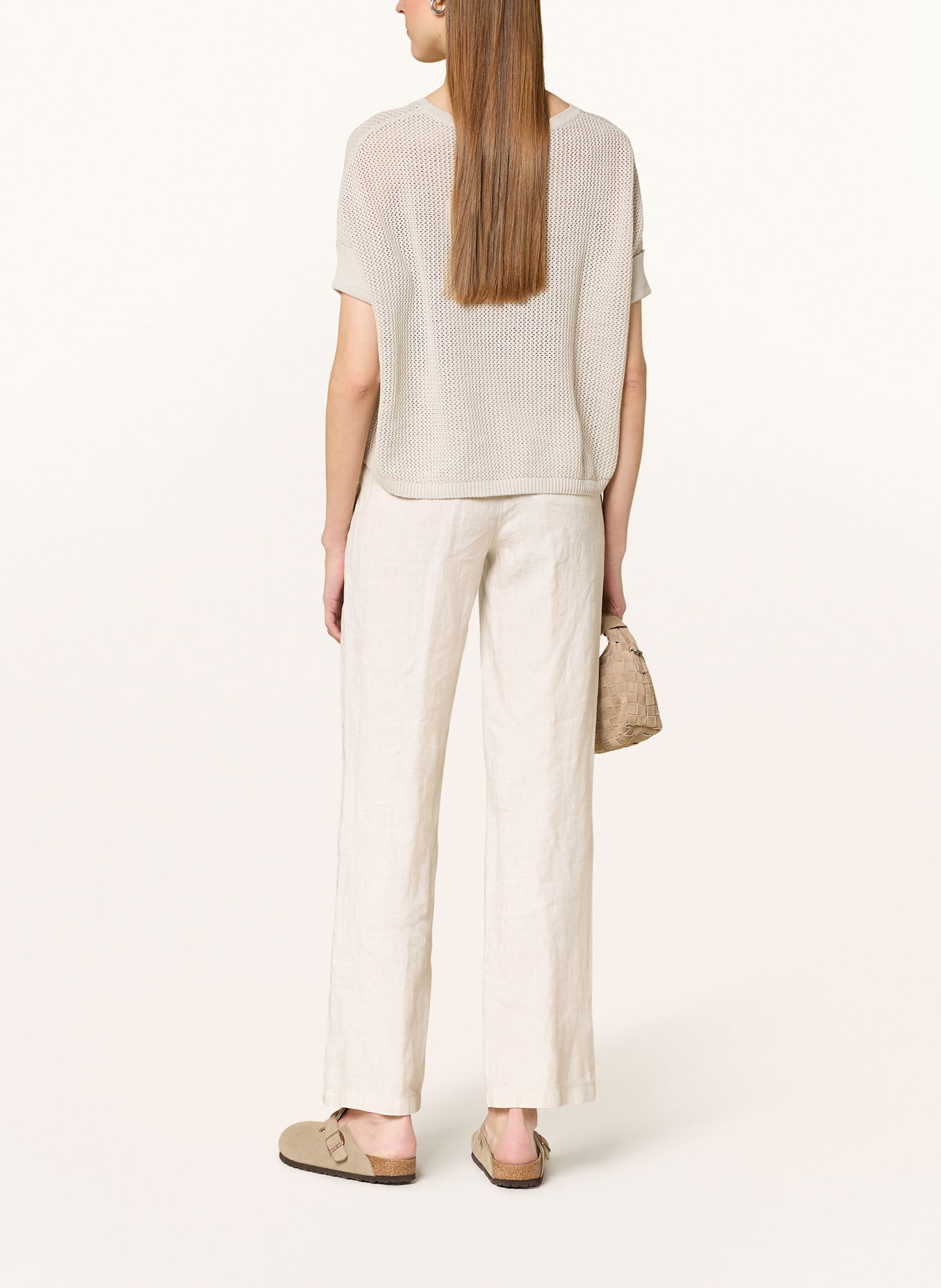 BRAX Spodnie z lnu FARINA: BEŻOWY