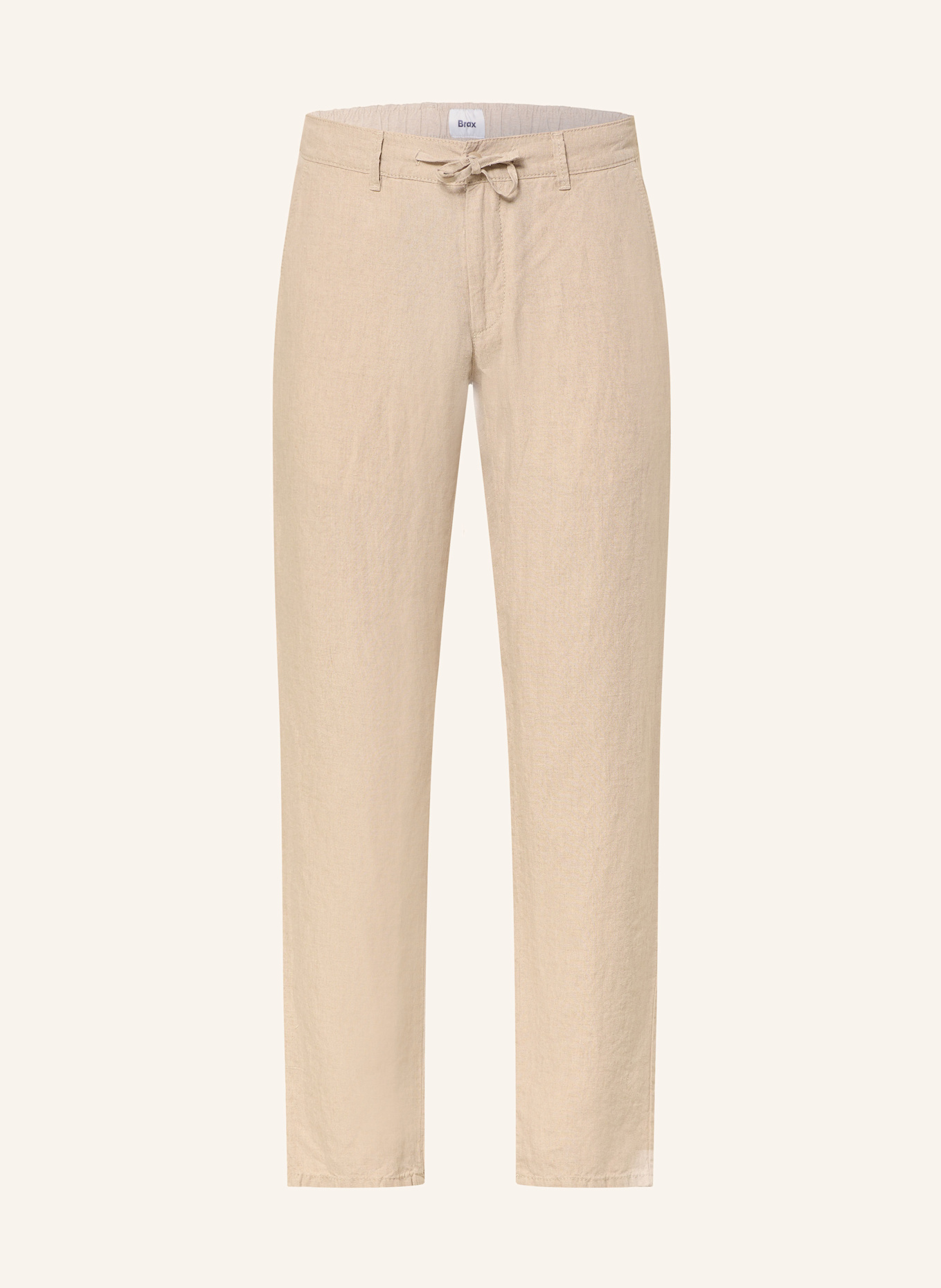 BRAX Leinenhose FABIO JOK im Jogging-Stil Regular Fit: BEIGE