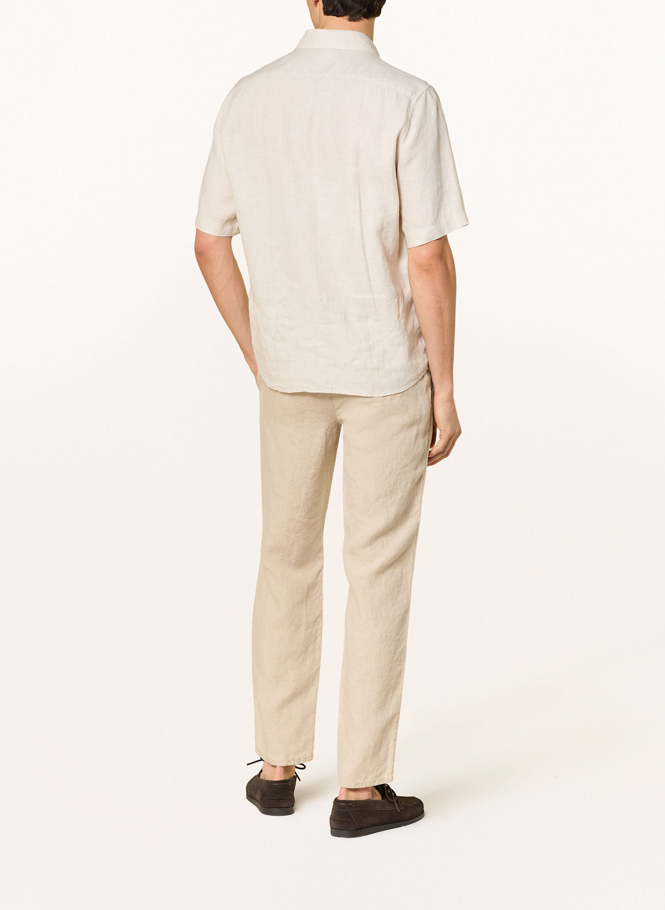 BRAX Leinenhose FABIO JOK im Jogging-Stil Regular Fit: BEIGE