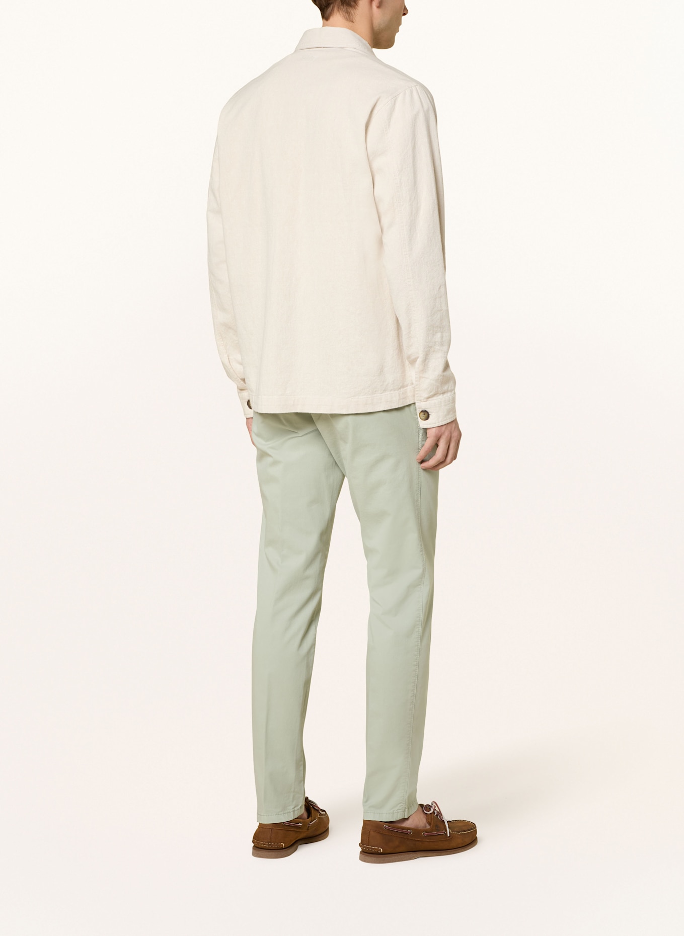 BRAX Chinosy SILVIO slim fit: JASNOZIELONY