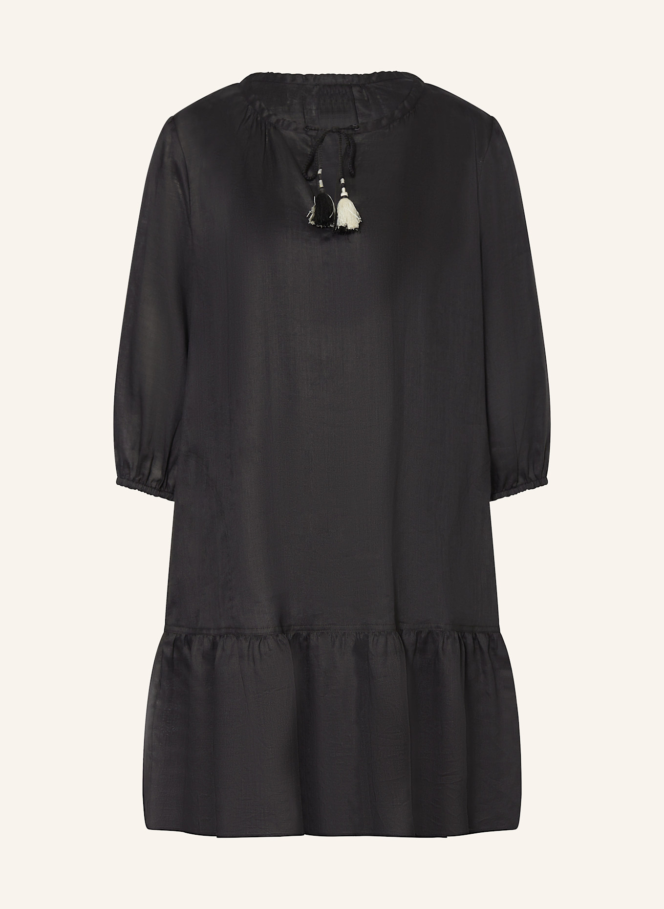 MARC CAIN Kleid mit 3/4-Arm: 900 BLACK