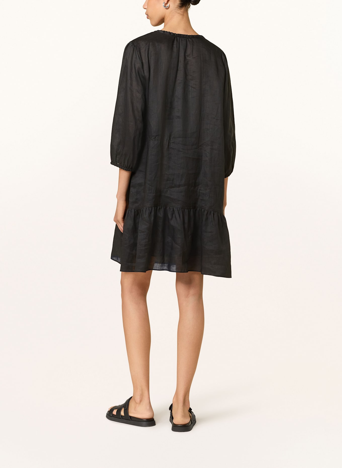 MARC CAIN Kleid mit 3/4-Arm: 900 BLACK