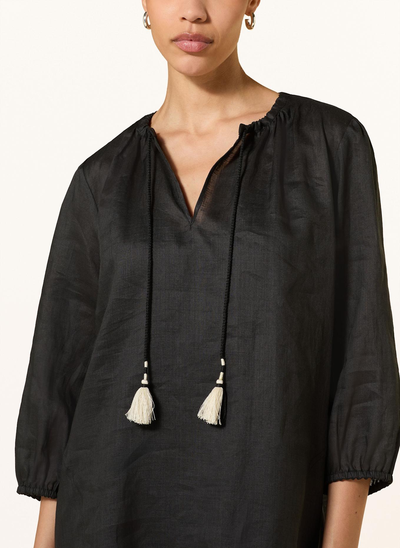 MARC CAIN Kleid mit 3/4-Arm: 900 BLACK