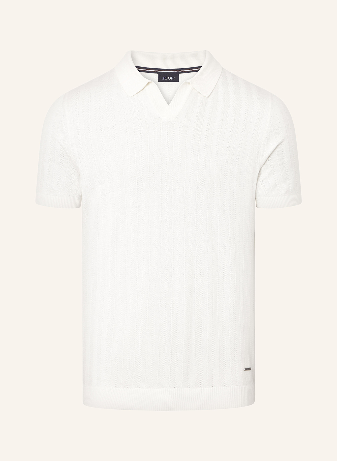 JOOP! Strick-Poloshirt KALO: WEISS