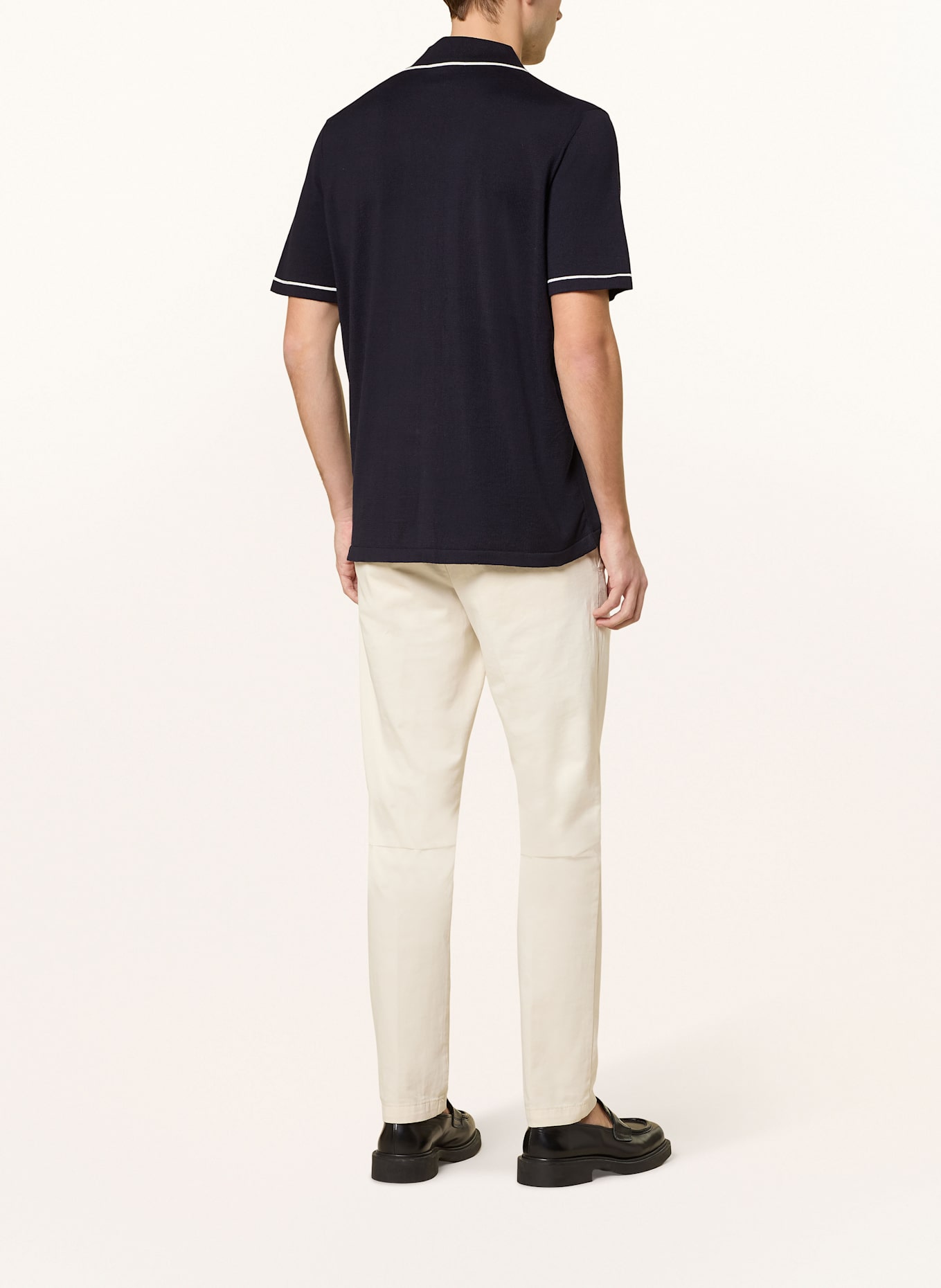 JOOP! Strickhemd KAMORO Regular Fit: DUNKELBLAU