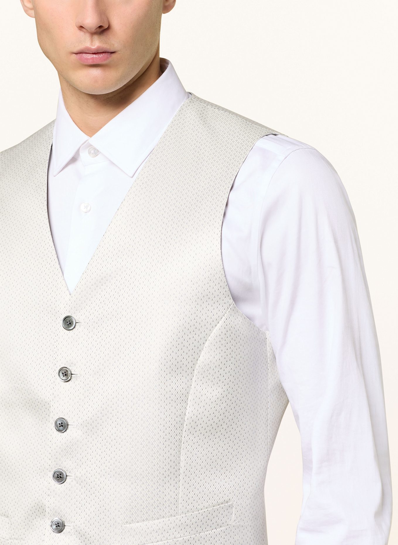 JOOP! Anzugweste WEAZER Extra Slim Fit: 070 Open Grey 070