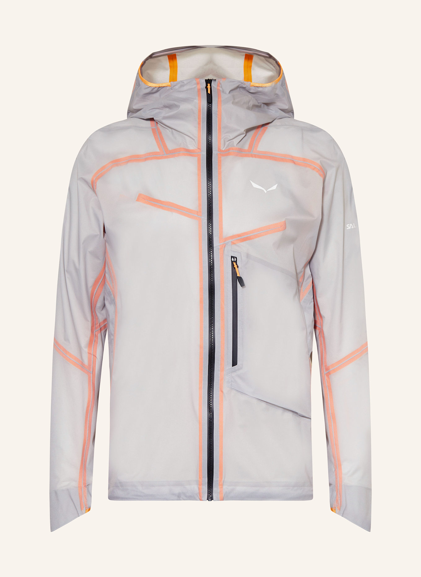 SALEWA Hardshell-Jacke NXT PTX 3L: HELLGRAU