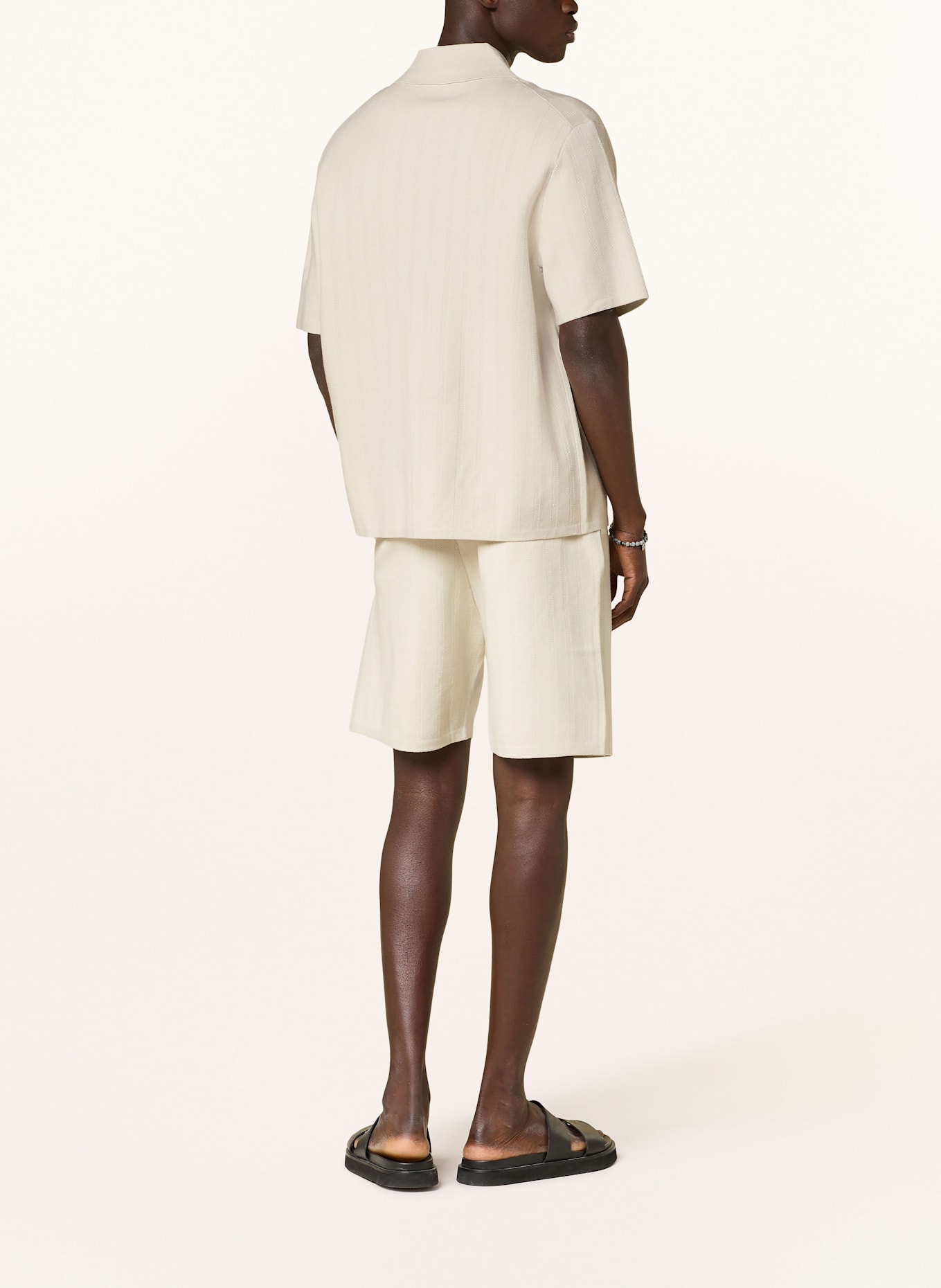 Calvin Klein Strickshorts Regular Fit, Farbe: BEIGE (Bild 3)