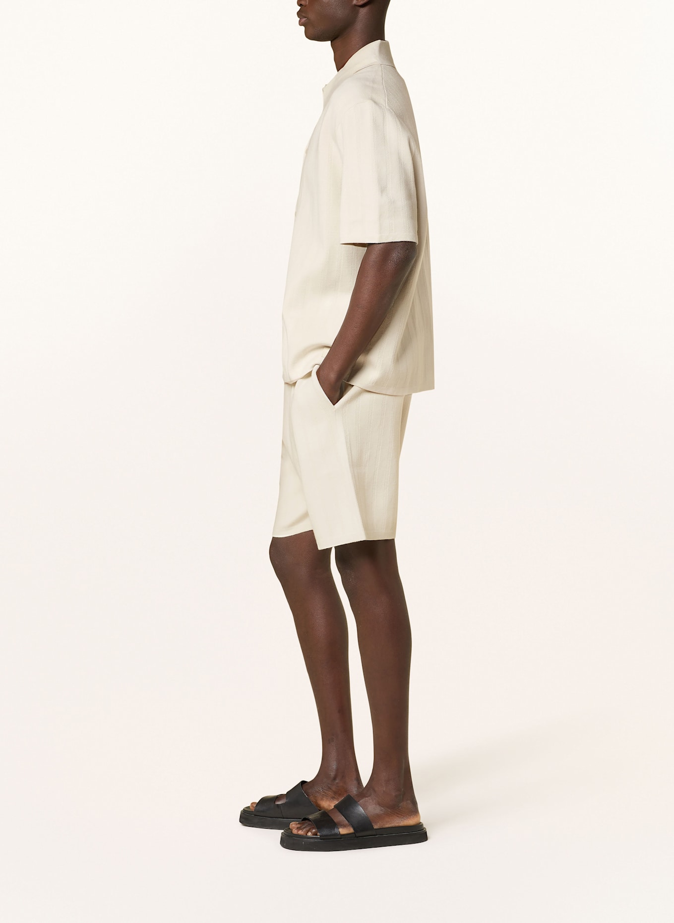 Calvin Klein Strickshorts Regular Fit, Farbe: BEIGE (Bild 4)