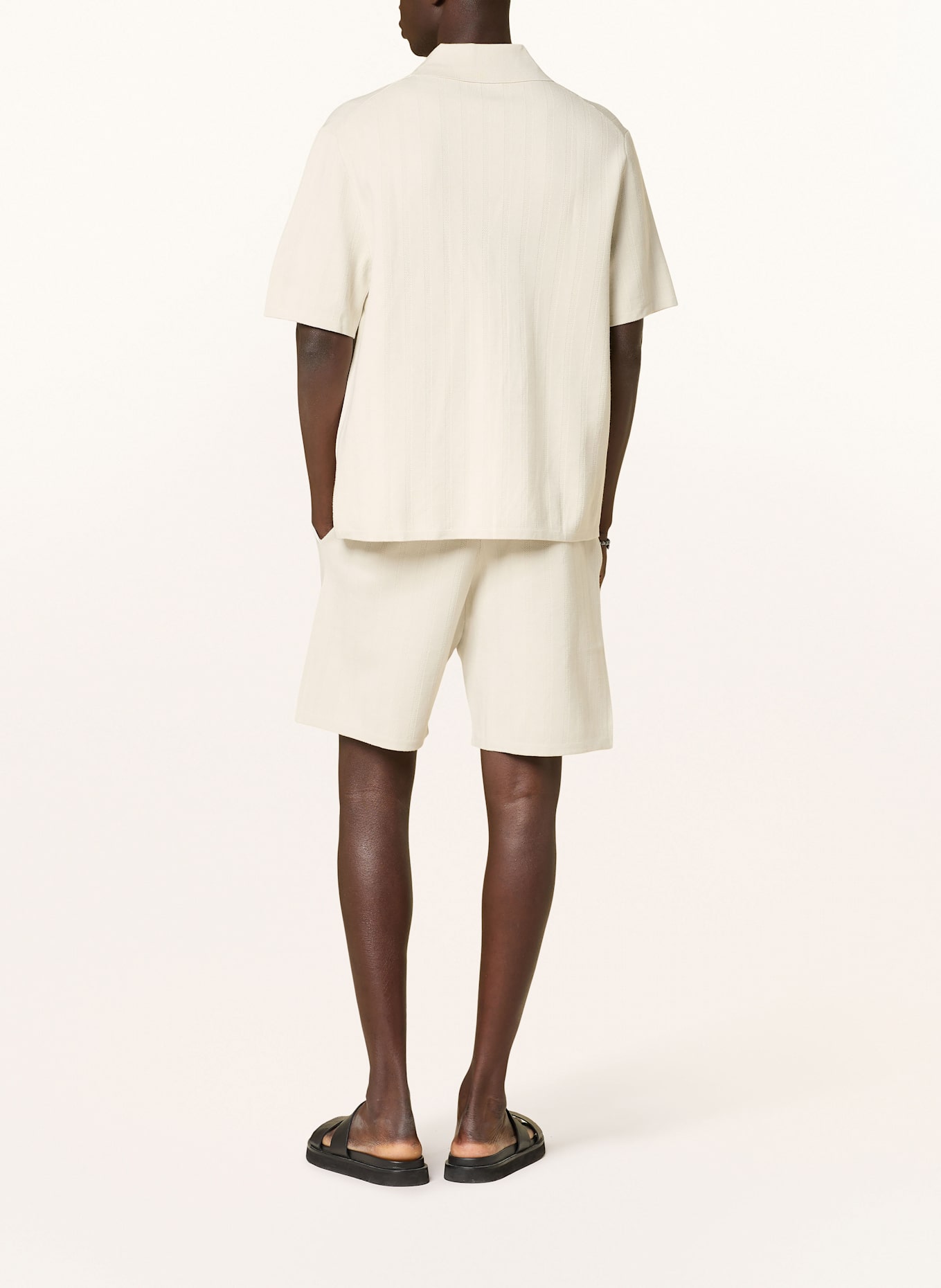 Calvin Klein Strickhemd Comfort Fit, Farbe: CREME (Bild 3)