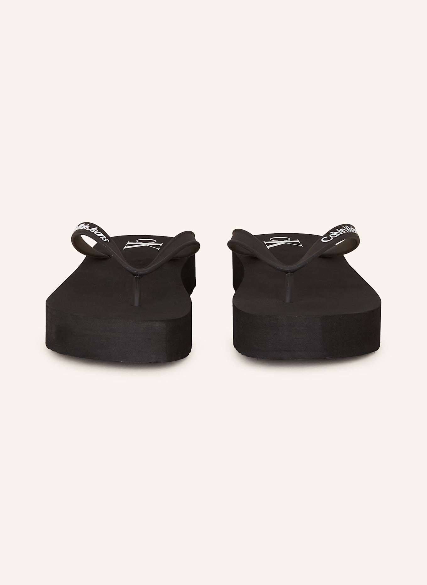 Calvin Klein Zehentrenner: SCHWARZ