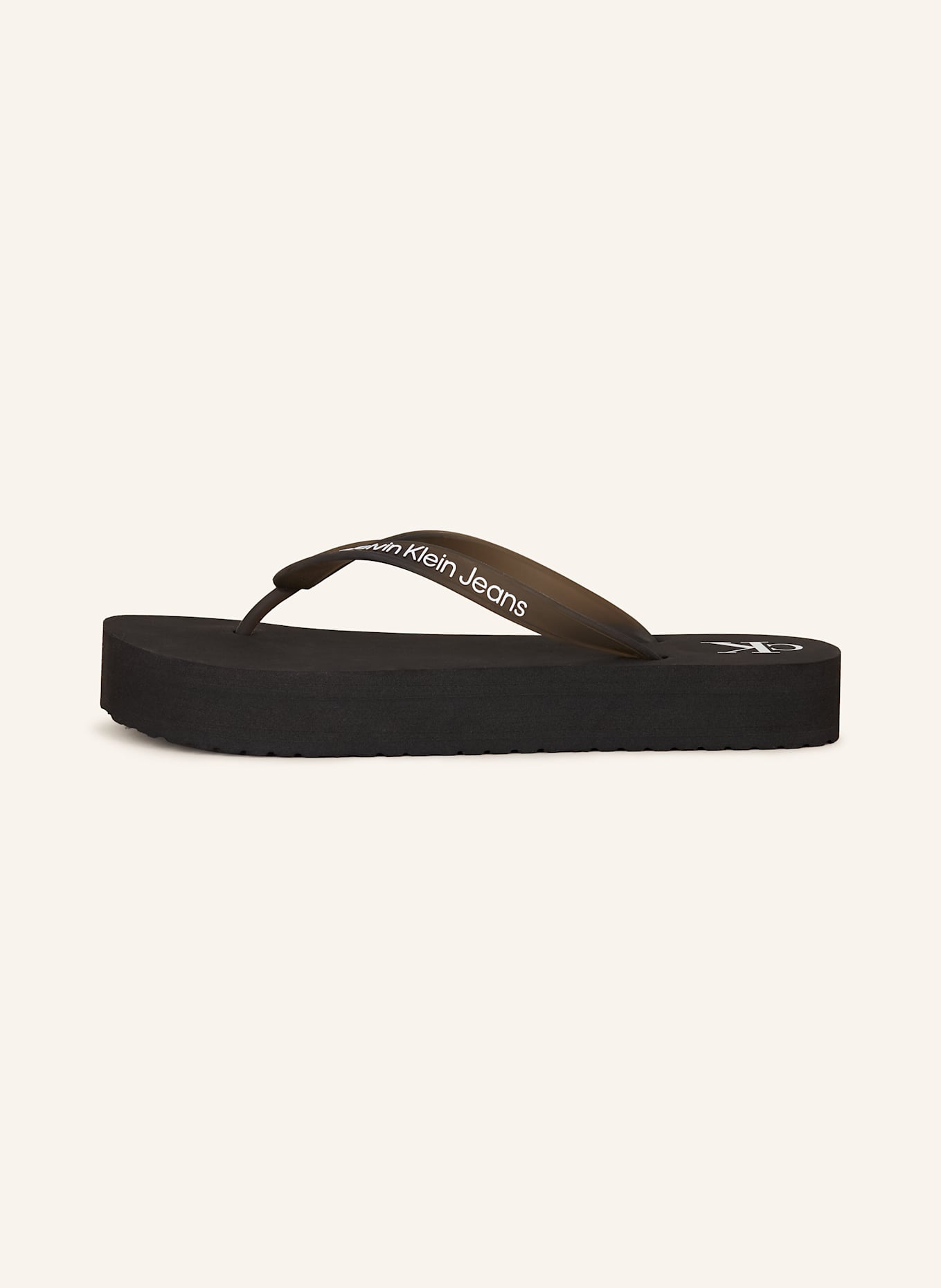 Calvin Klein Zehentrenner: SCHWARZ