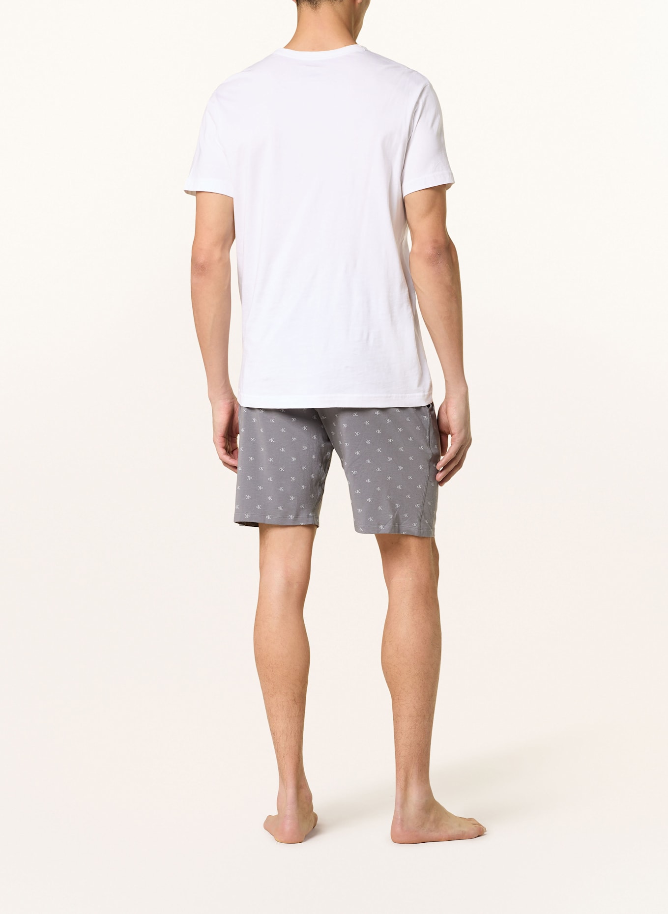 Calvin Klein Schlafshorts ICON COTTON STRETCH: GRAU