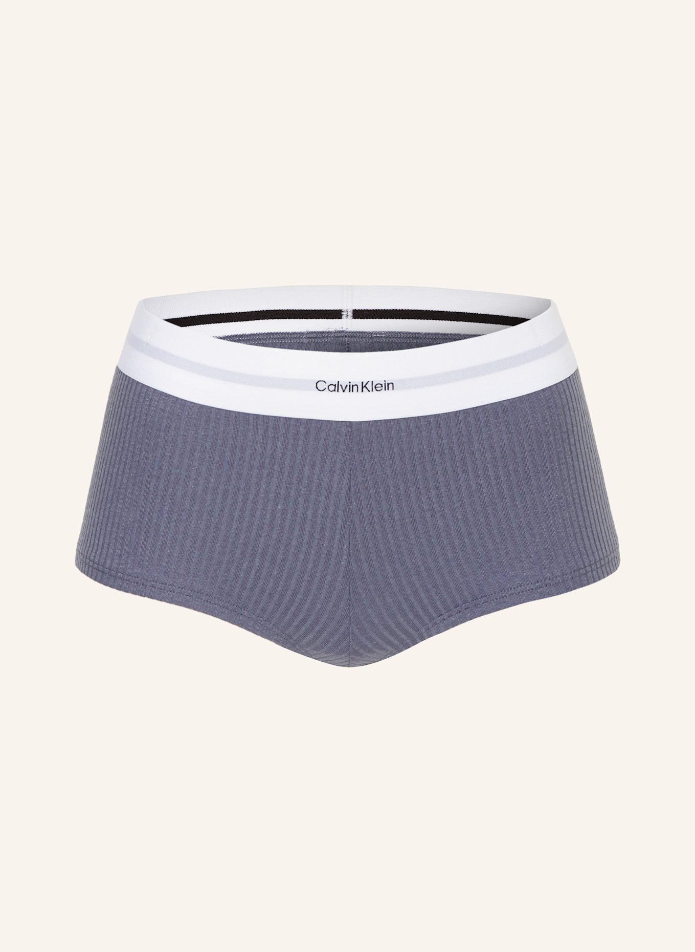 Calvin Klein Bokserki COTTON MODAL STRETCH RIB: SZARONIEBIESKI