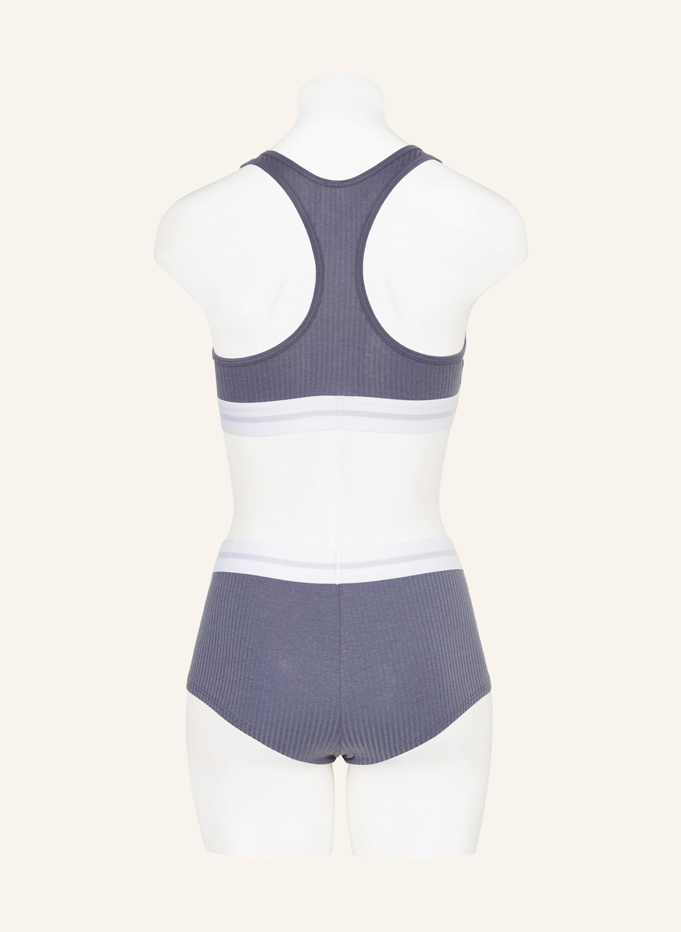 Calvin Klein Bokserki COTTON MODAL STRETCH RIB: SZARONIEBIESKI