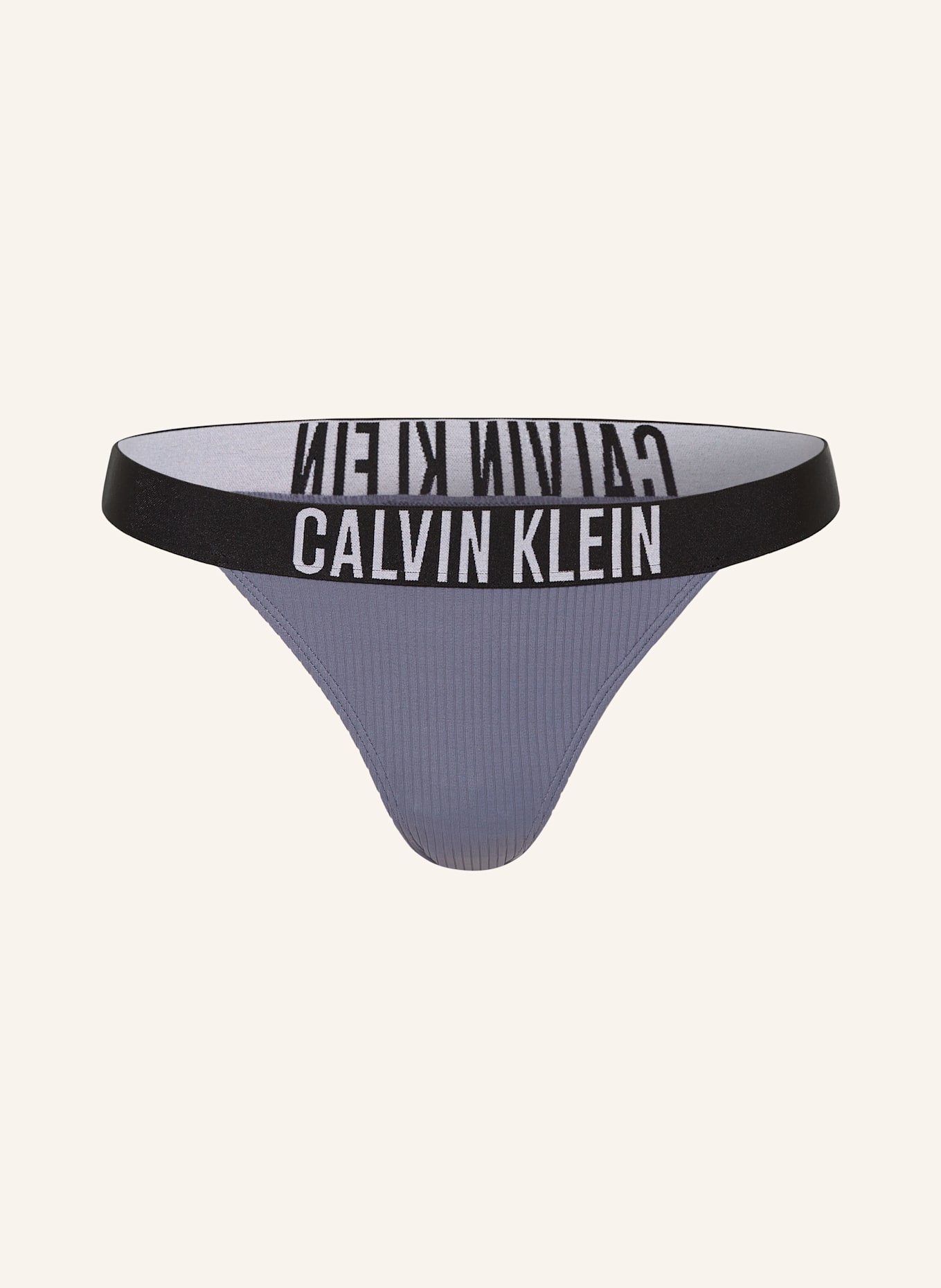 Calvin Klein Brazilian-Bikini-Hose INTENSE POWER, Farbe: BLAUGRAU (Bild 1)
