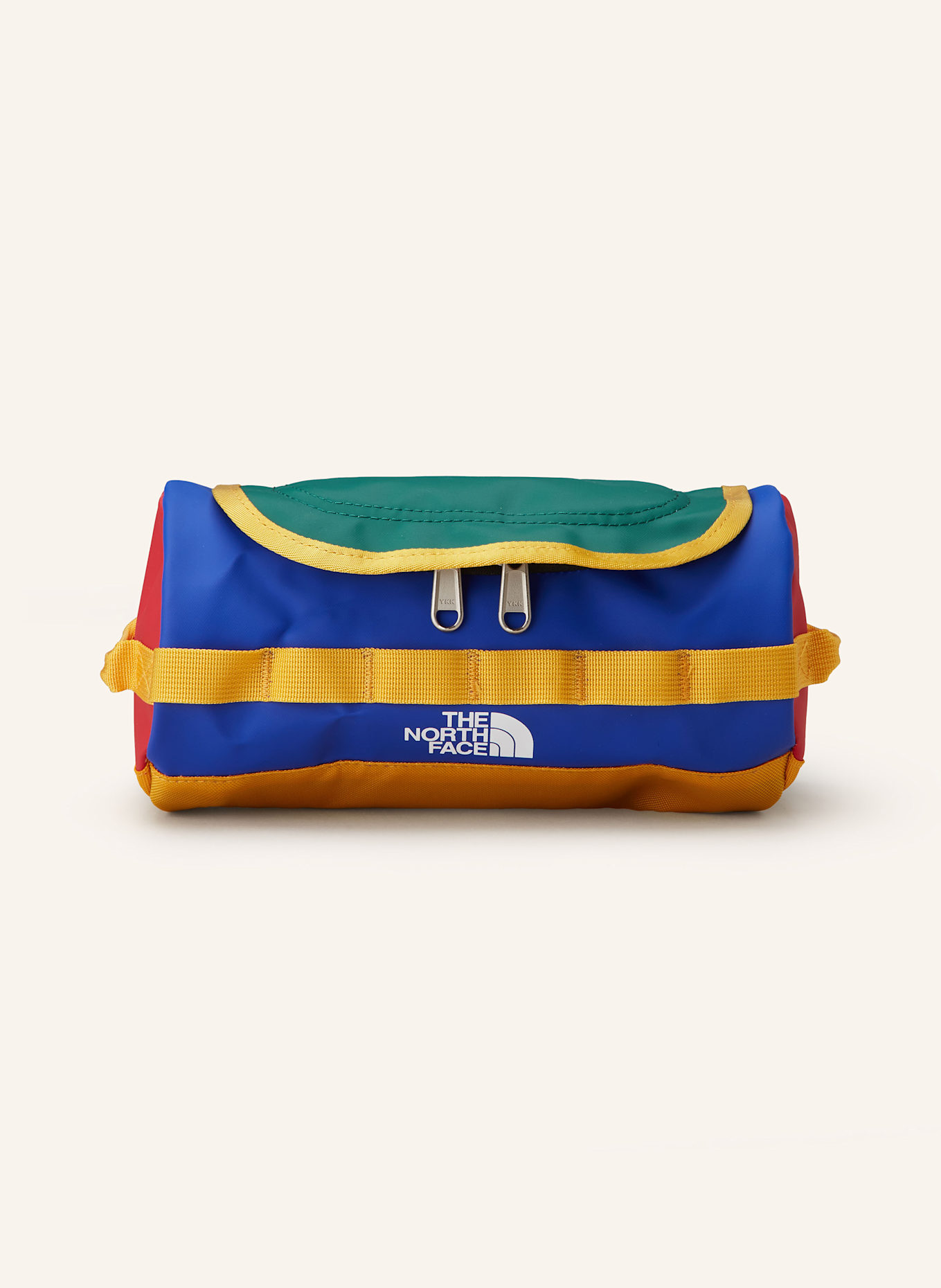 THE NORTH FACE Kosmetiktasche: BLAU/ GELB/ DUNKELROT