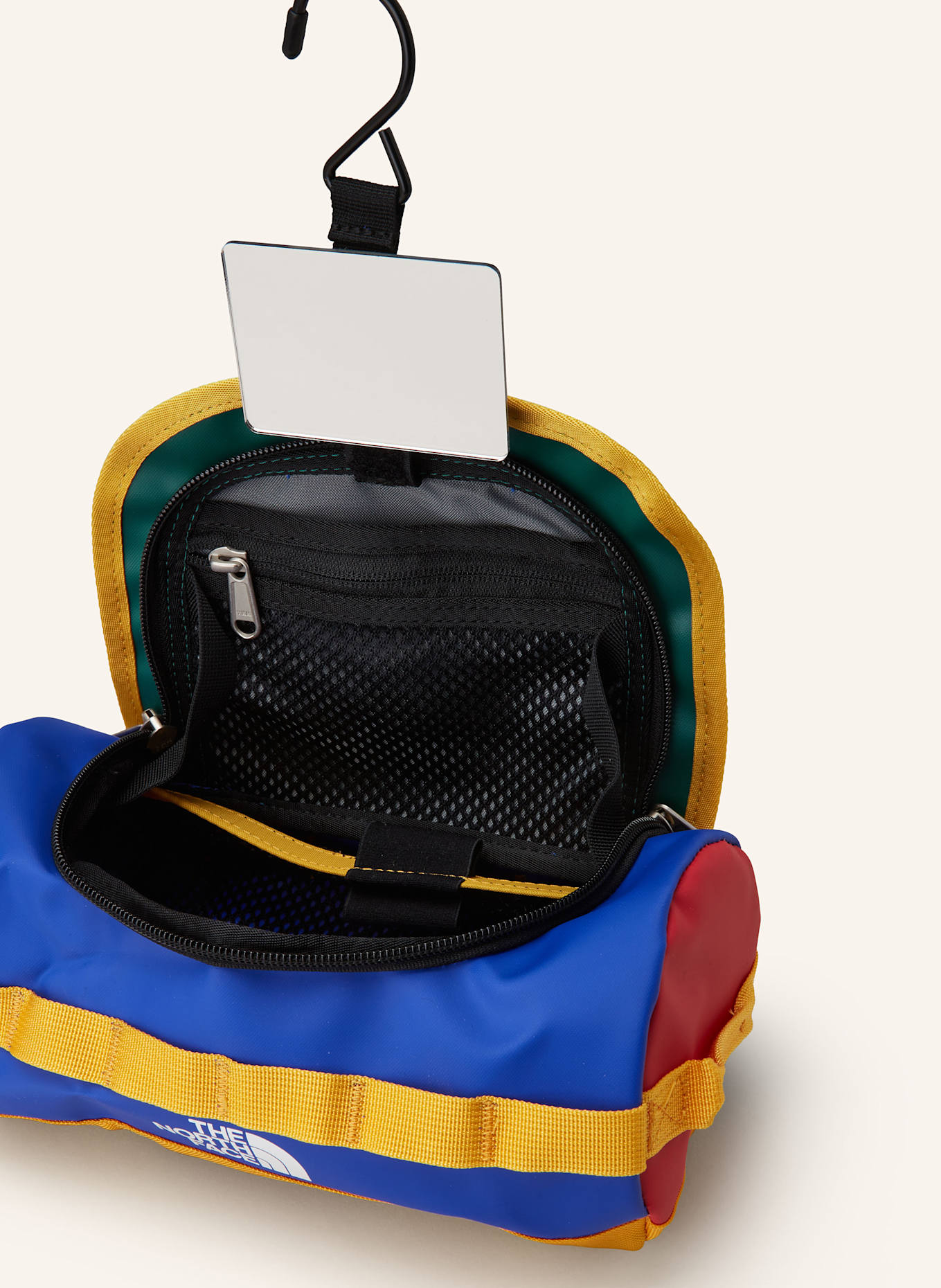 THE NORTH FACE Kosmetiktasche: BLAU/ GELB/ DUNKELROT