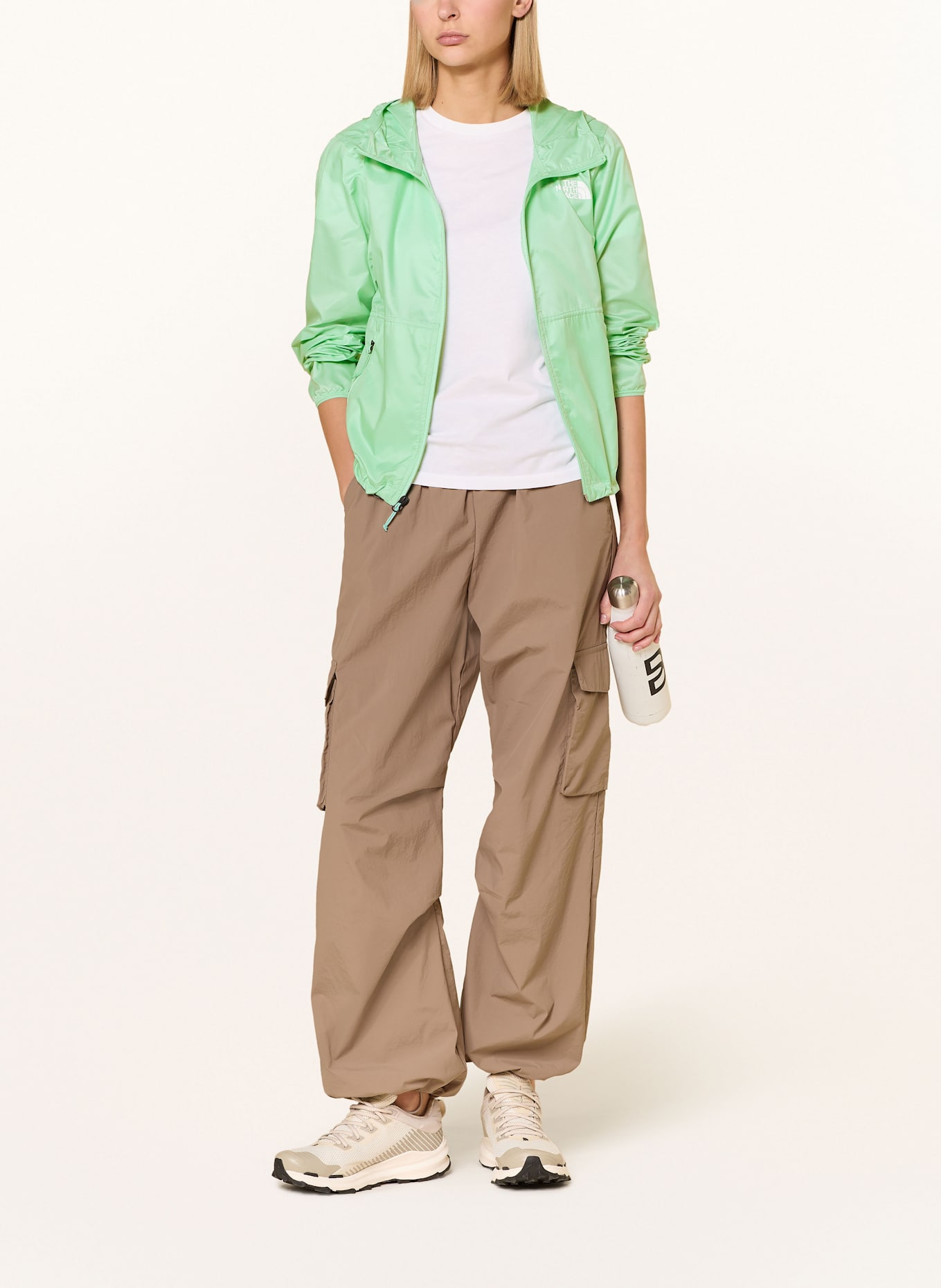 THE NORTH FACE Funktionsjacke CYCLONE: HELLGRÜN