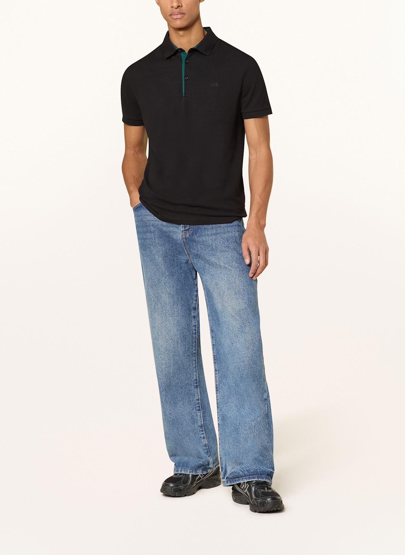 THE NORTH FACE Piqué-Poloshirt PREMIUM Slim Fitt: SCHWARZ