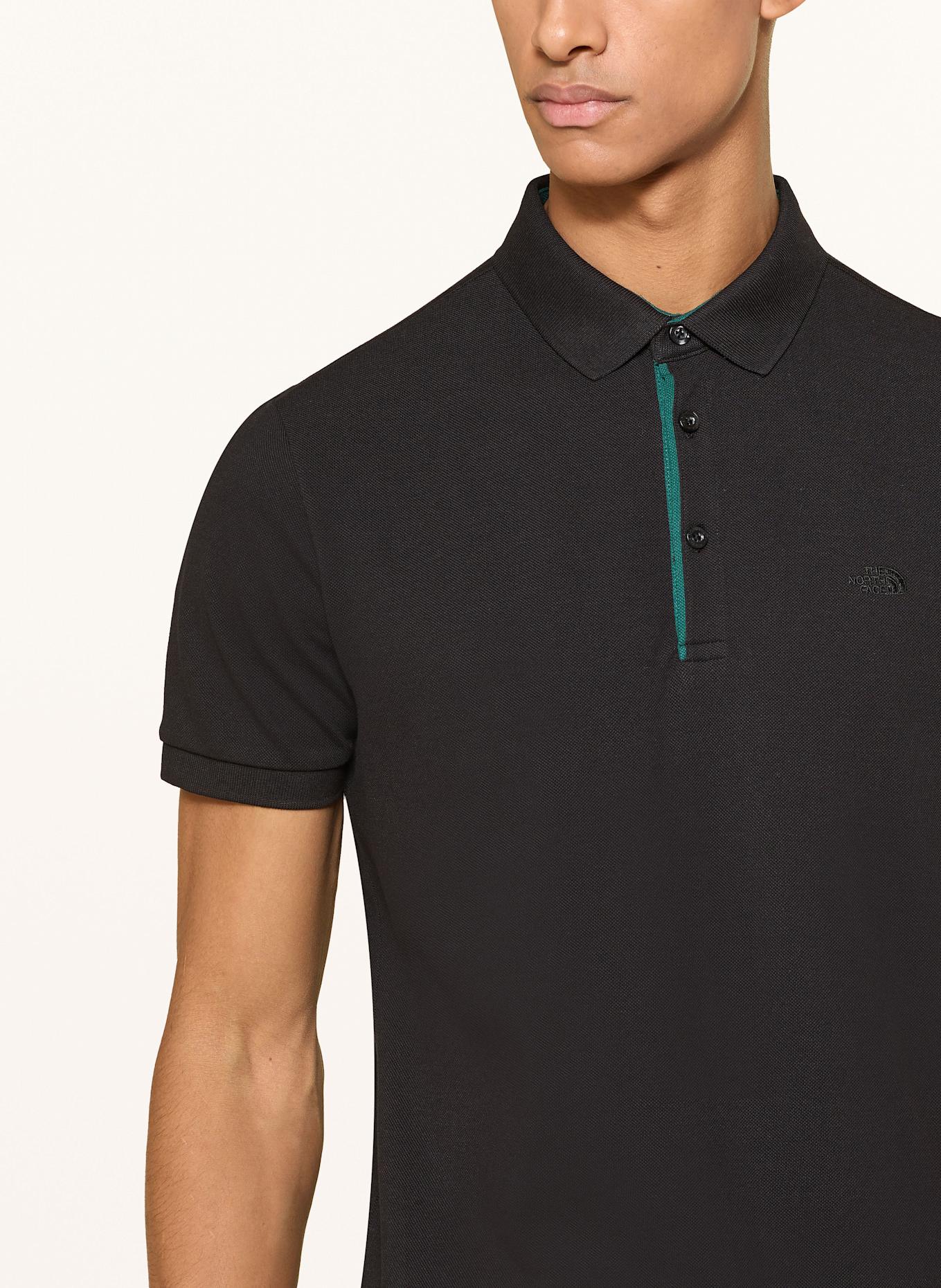 THE NORTH FACE Piqué-Poloshirt PREMIUM Slim Fitt: SCHWARZ