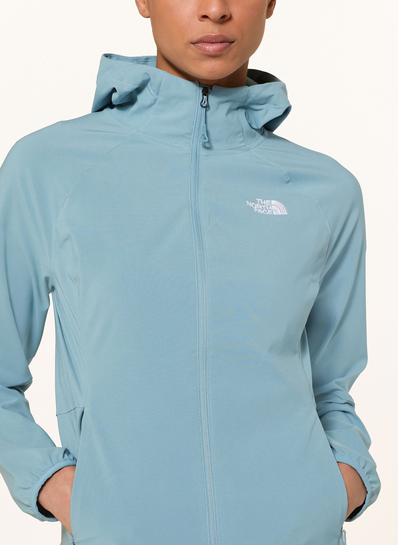 THE NORTH FACE Midlayer-Jacke NIMBLE HOODIE: BLAUGRAU