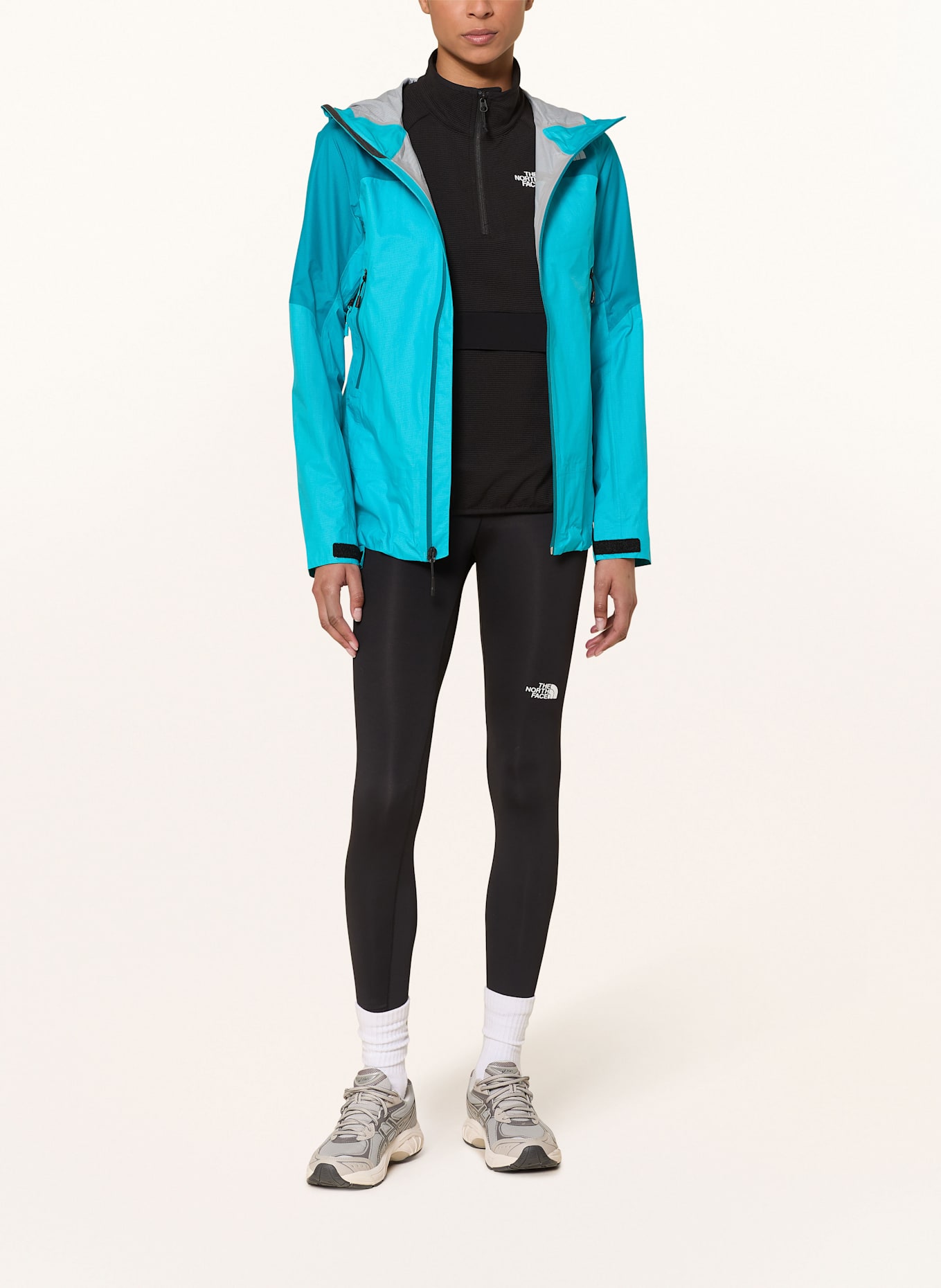 THE NORTH FACE Funktionsjacke SIGNAL 2.5L DRYVENT™: TÜRKIS/ HELLBLAU