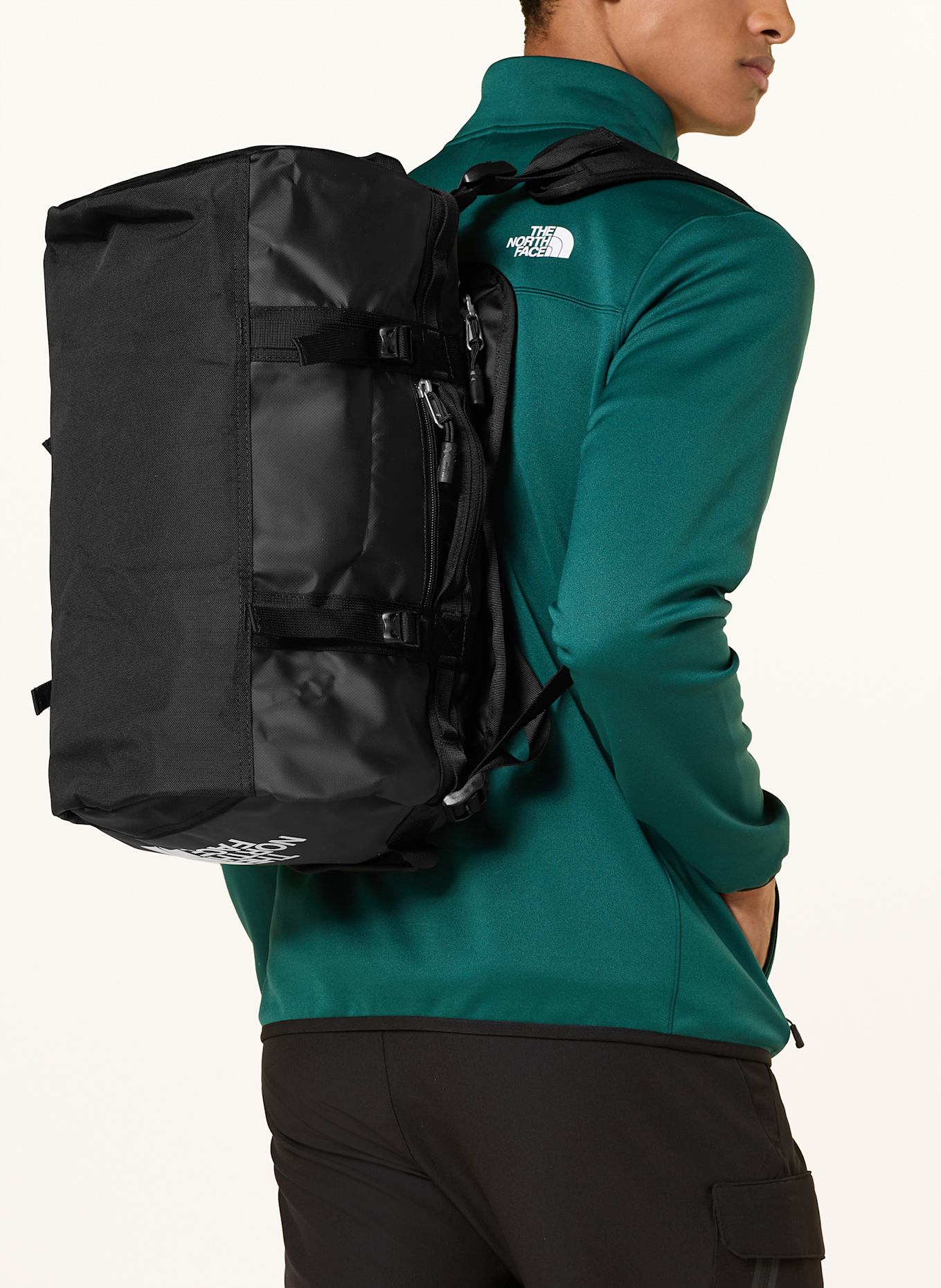 THE NORTH FACE Reisetasche BASE CAMP XS: SCHWARZ/ WEISS
