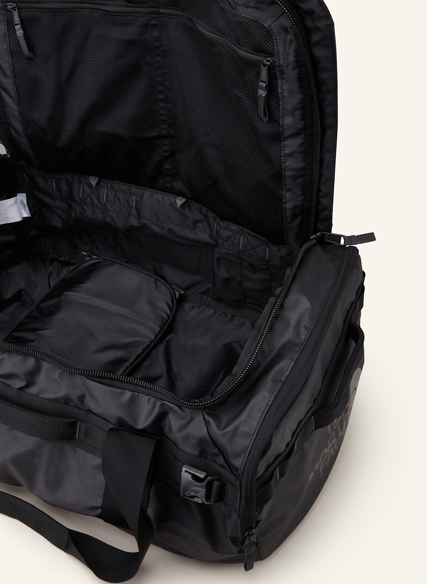 THE NORTH FACE Reisetasche BASE CAMP VOYAGER 62 l: SCHWARZ/ DUNKELGRAU