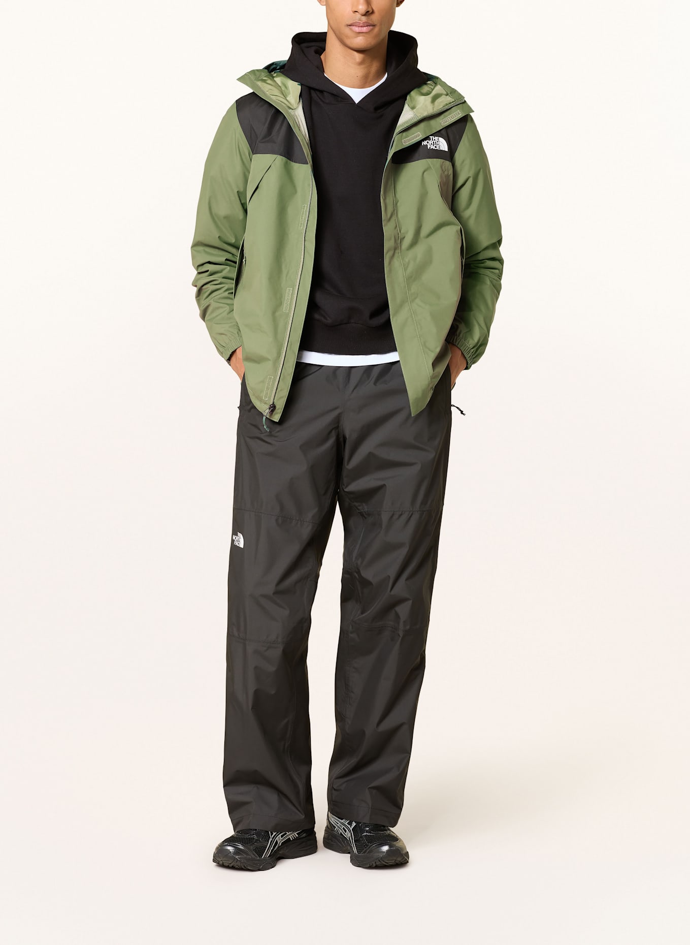 THE NORTH FACE Kurtka outdoorowa ANTORA: ZIELONY / CZARNY