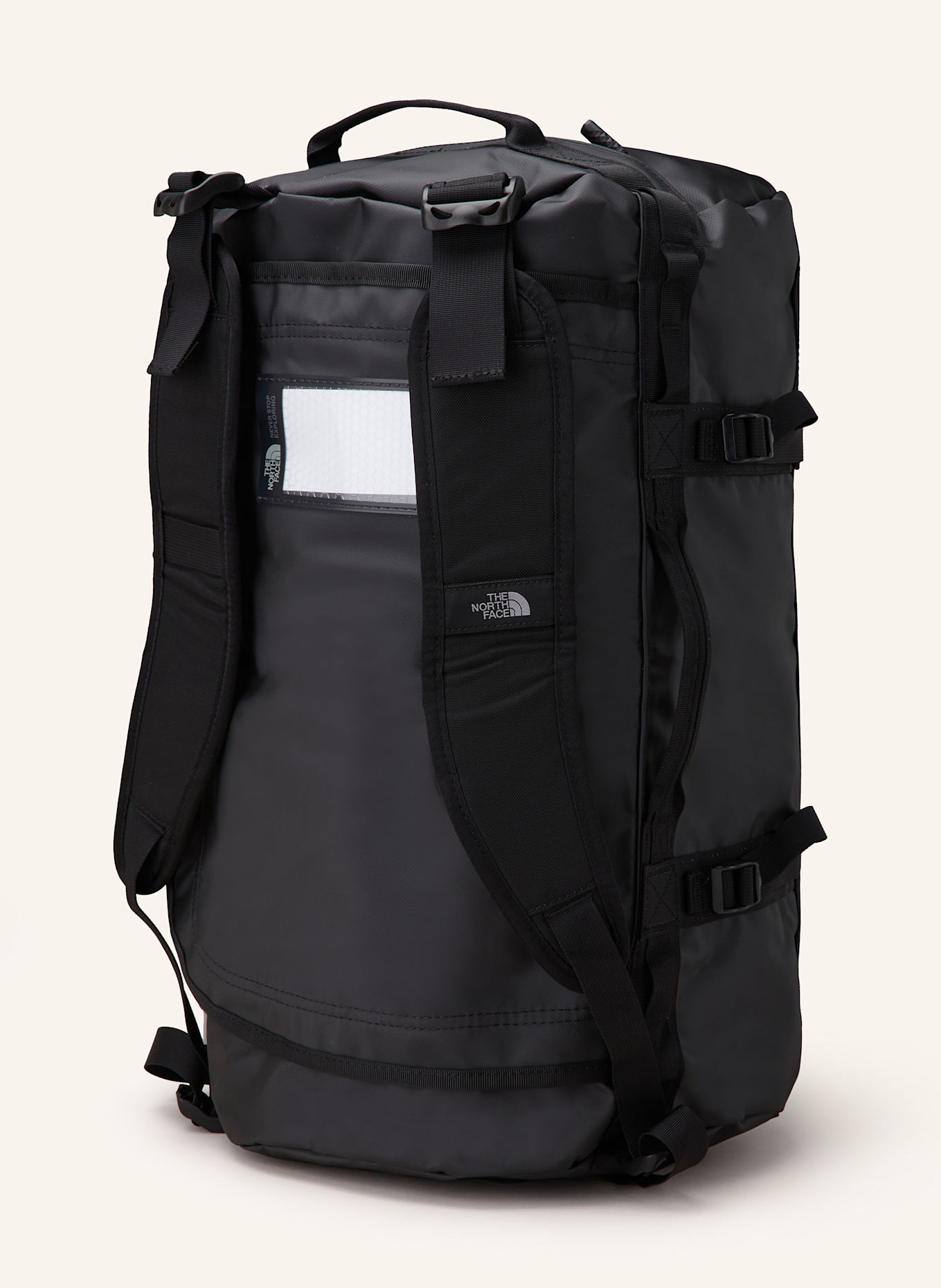 THE NORTH FACE Reisetasche BASE CAMP SMALL 50 l: SCHWARZ/ GRAU