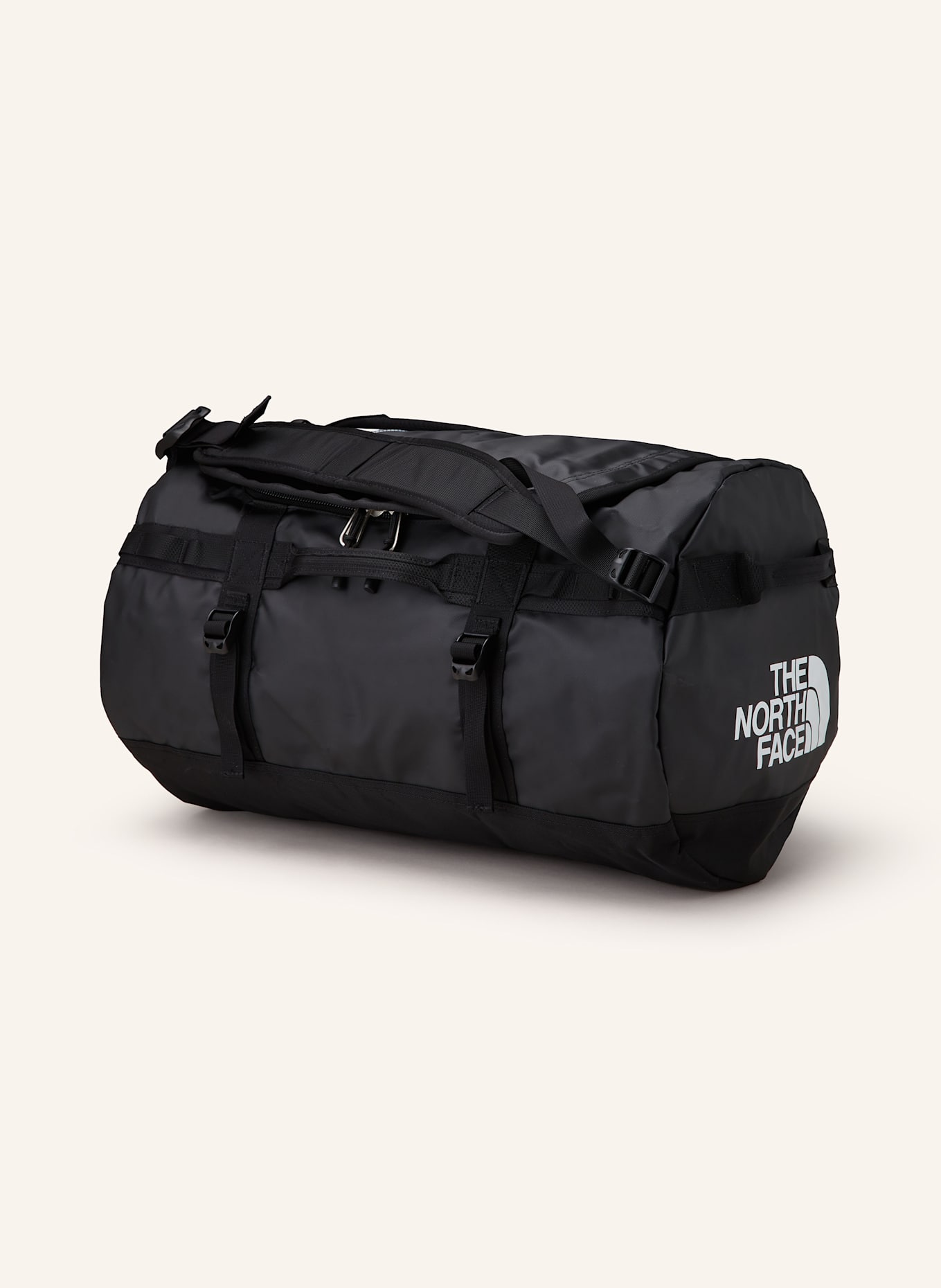 THE NORTH FACE Reisetasche BASE CAMP SMALL 50 l: SCHWARZ/ GRAU