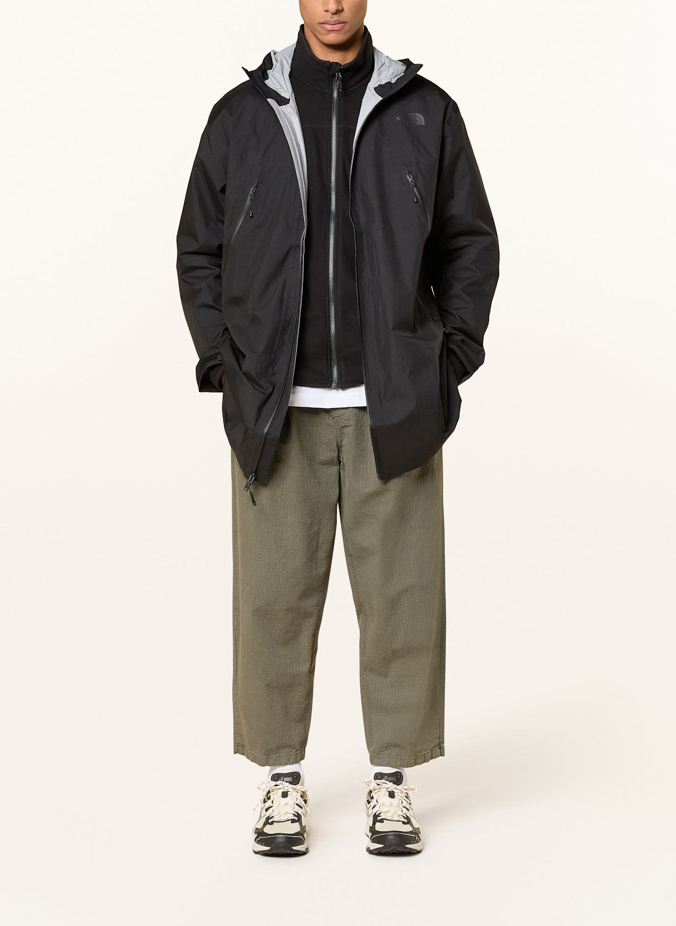 THE NORTH FACE Oversized-Regenmantel RAIN: SCHWARZ