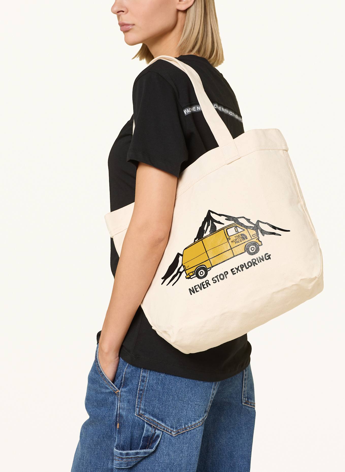 THE NORTH FACE Shopper: ECRU/ GELB/ SCHWARZ
