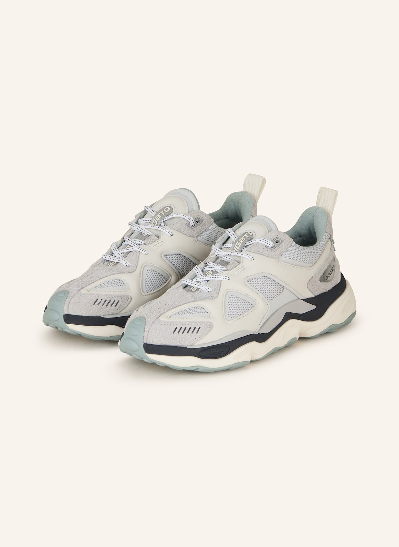 AXEL ARIGATO Sneakers SATELLITE RUNNER: Гарні шкіряні туфлі з імітацією луски libra shoes