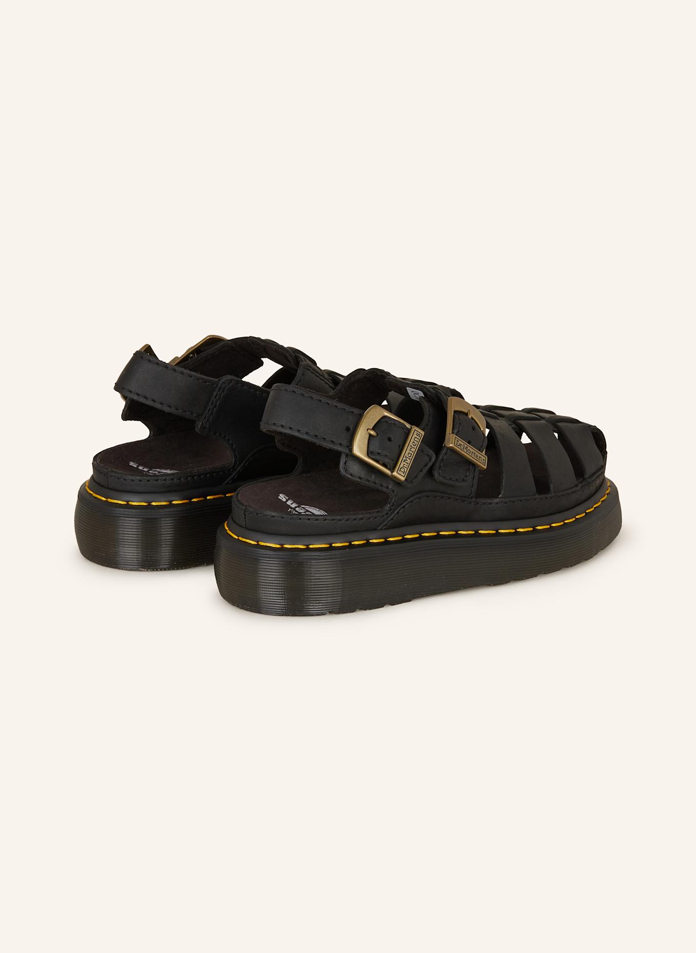 Dr. Martens Platform sandals WRENLIE: BLACK
