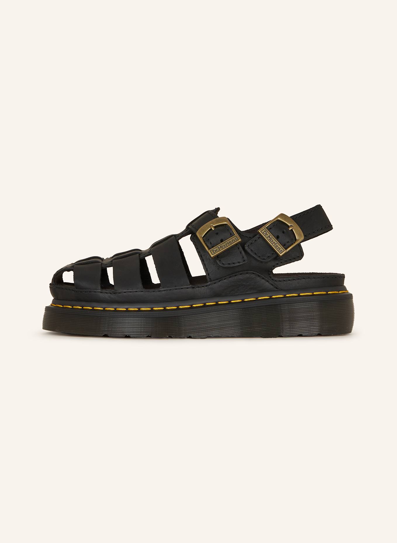 Dr. Martens Platform sandals WRENLIE: BLACK