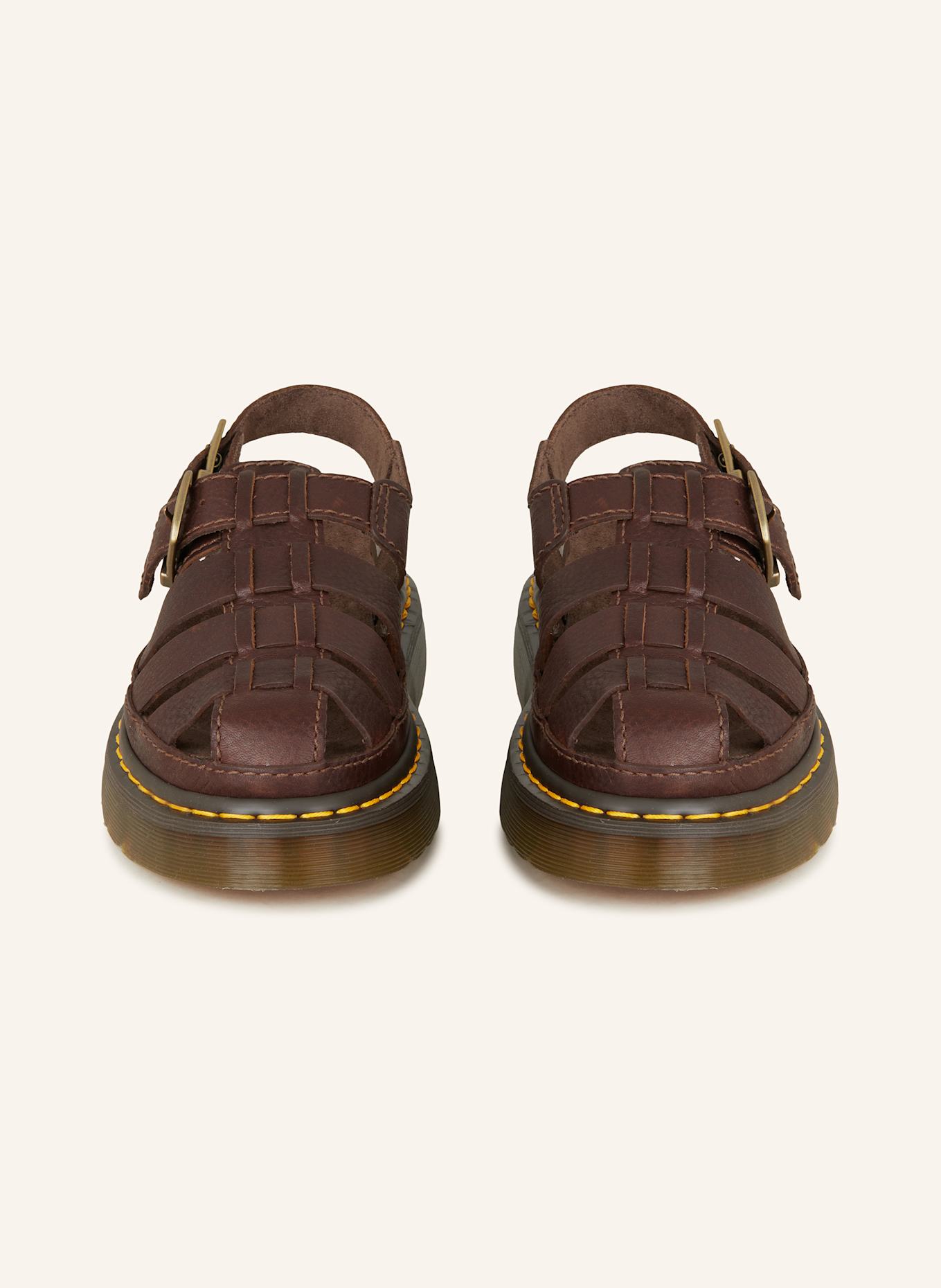 Dr. Martens Platform sandals WRENLIE: Dark Brown Grizzly