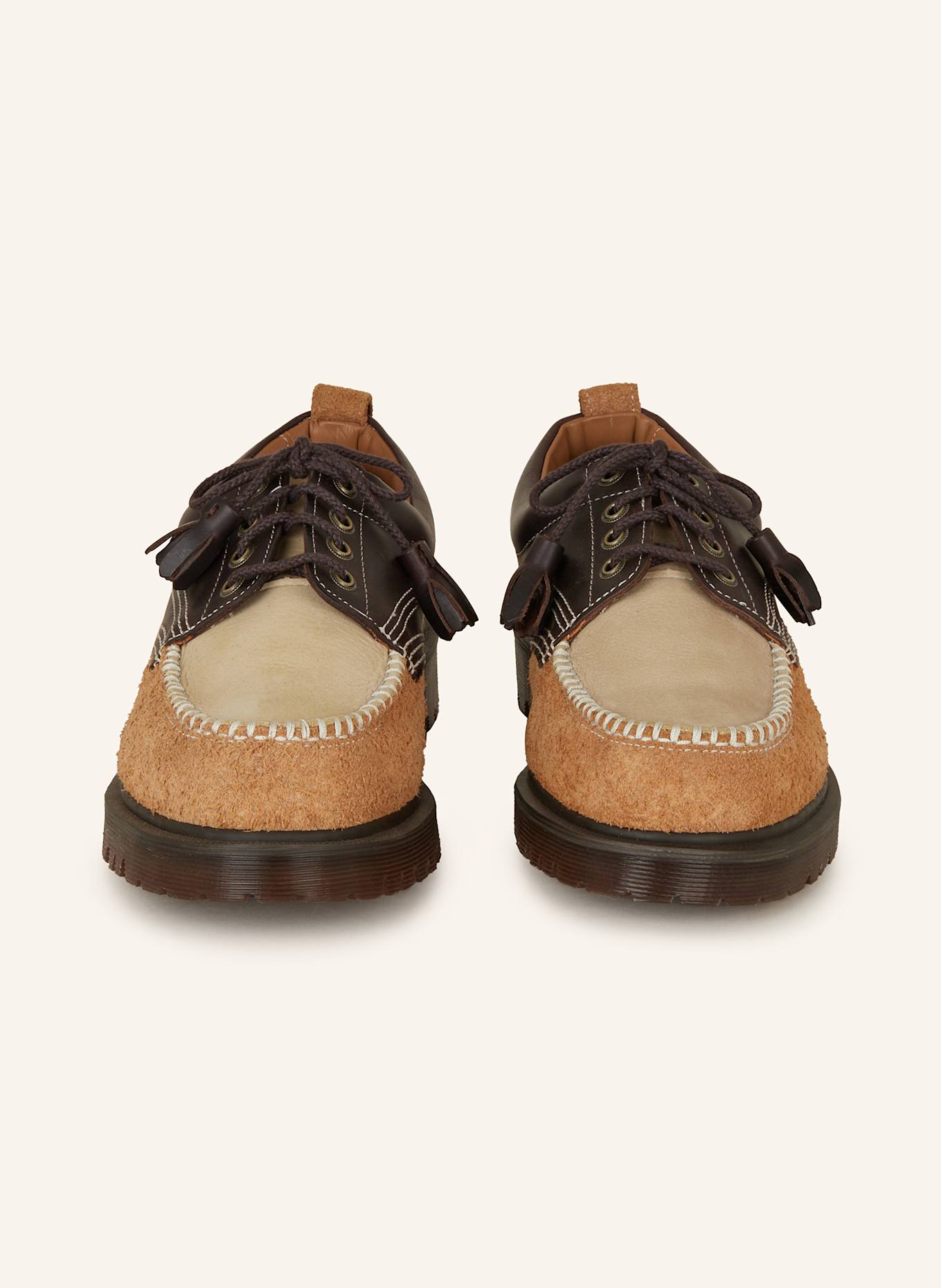 Dr. Martens Buty sznurowane LOWELL kolor jasnobrązowy
