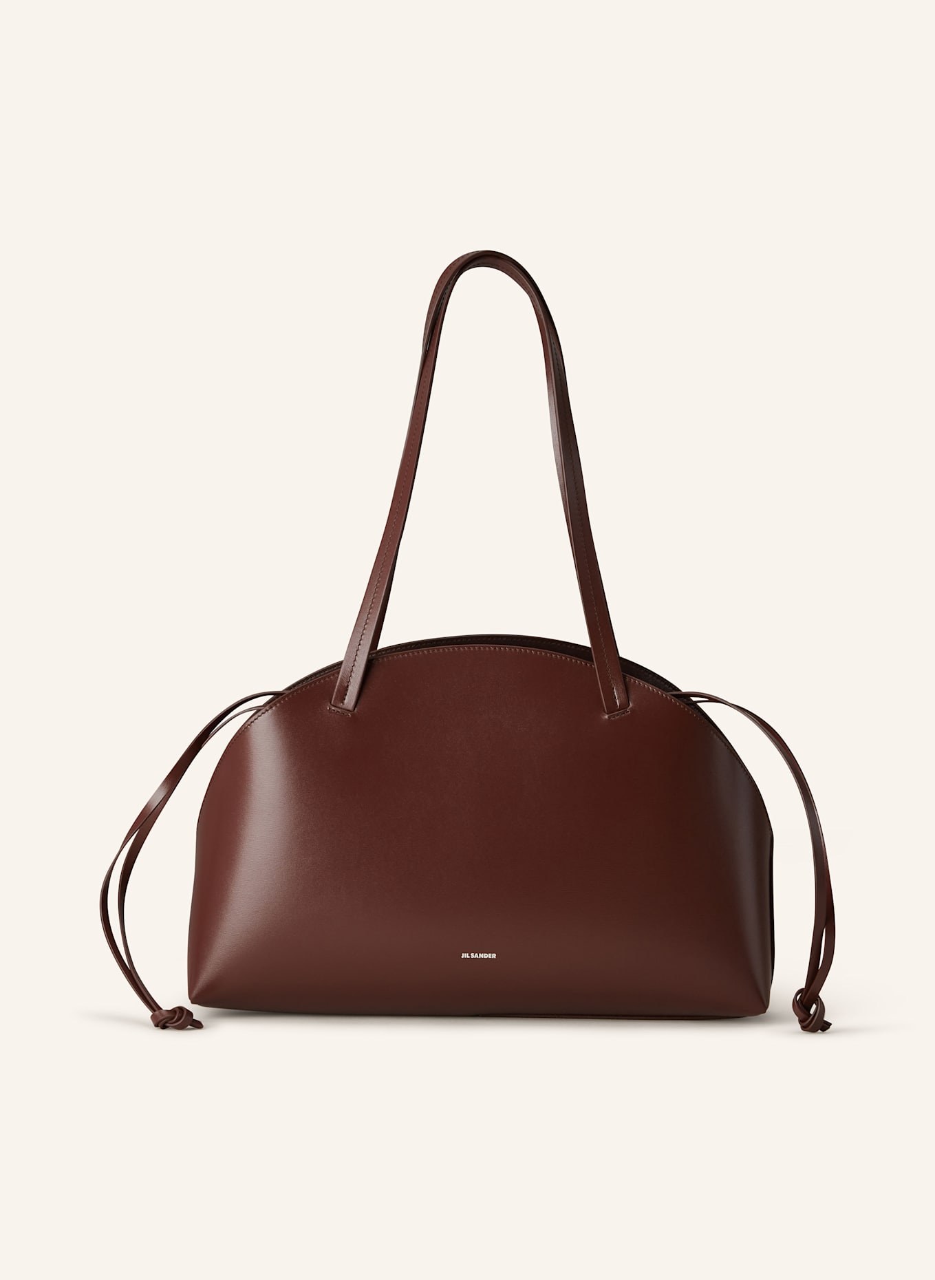 JIL SANDER Schultertasche CURVE MEDIUM, Farbe: DUNKELBRAUN (Bild 1)