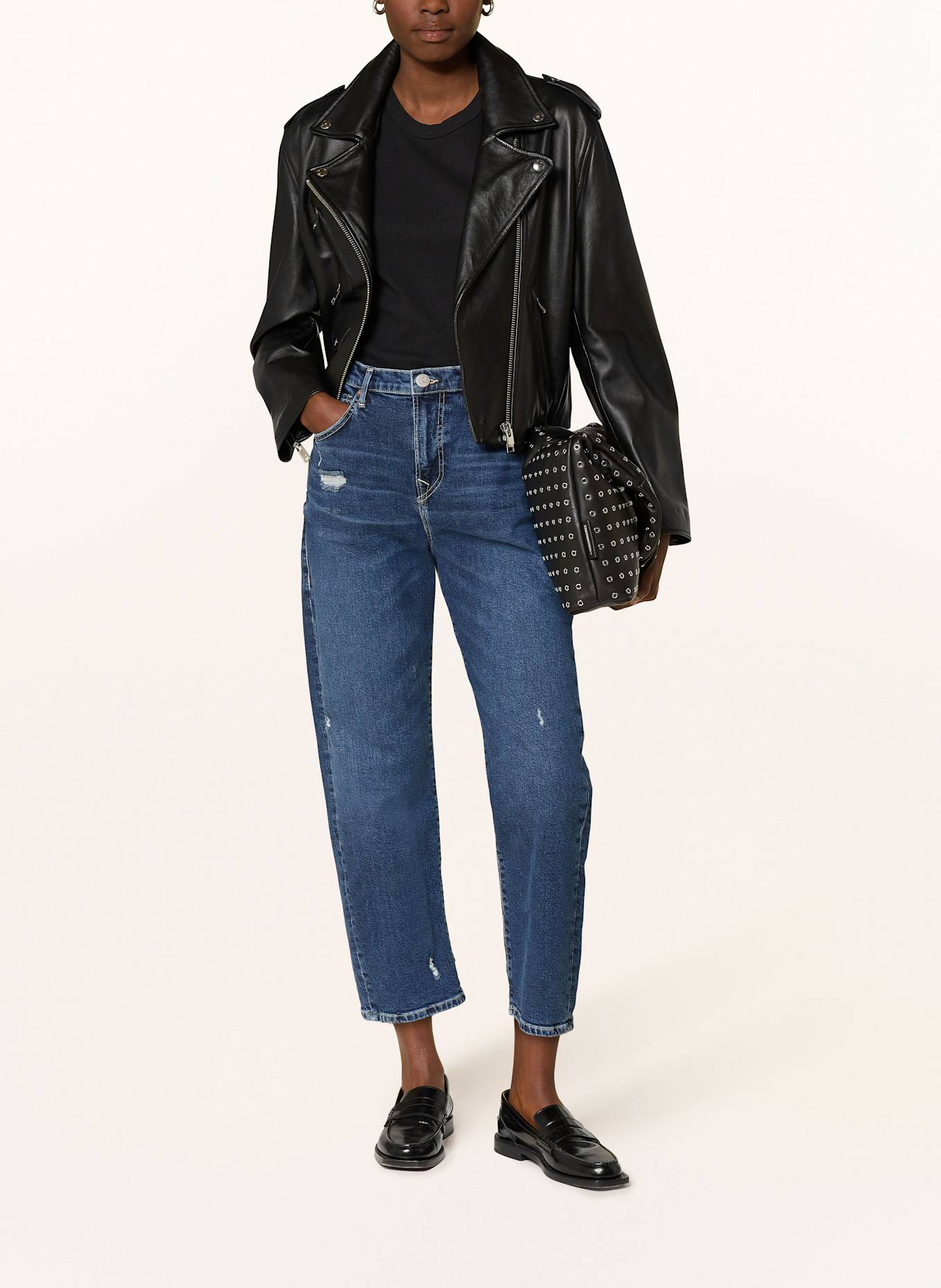 TRUE RELIGION Jeansy 7/8 HOPE: 4646 MID BLUE