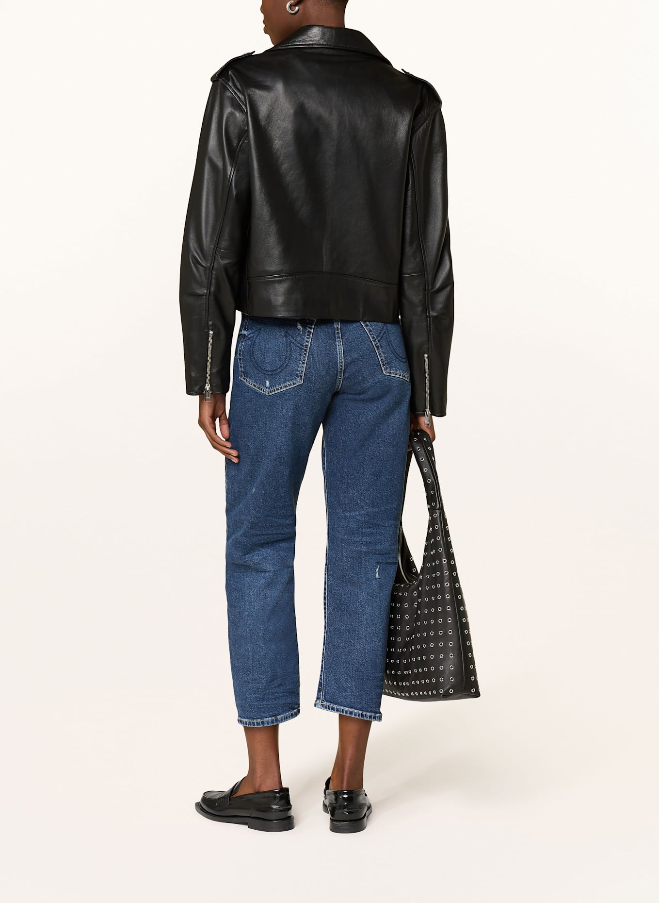 TRUE RELIGION Jeansy 7/8 HOPE: 4646 MID BLUE