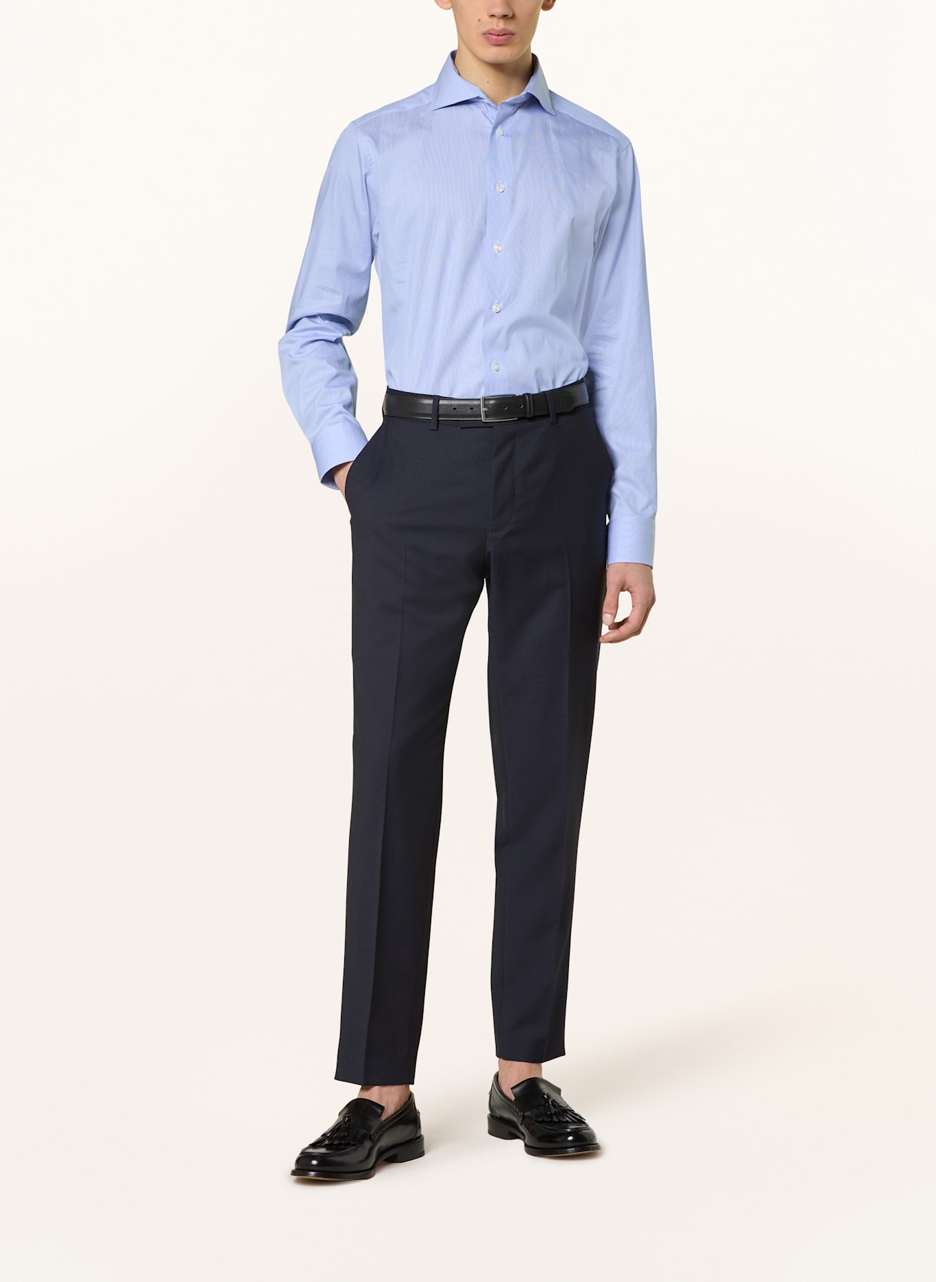 ETON Hemd Slim Fit: HELLBLAU / WEISS