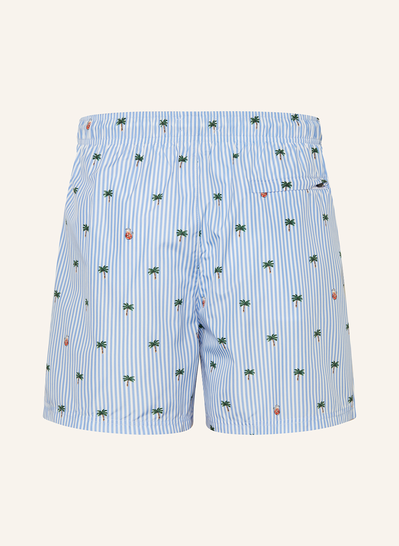 ETON Badeshorts: BLAU / WEISS
