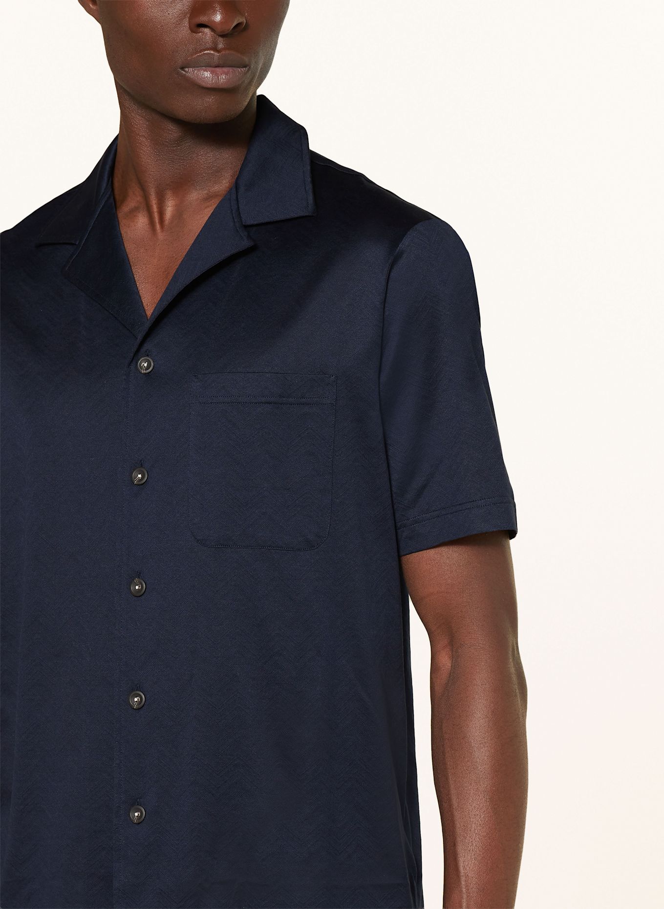 ETON Resorthemd Regular Fit: DUNKELBLAU