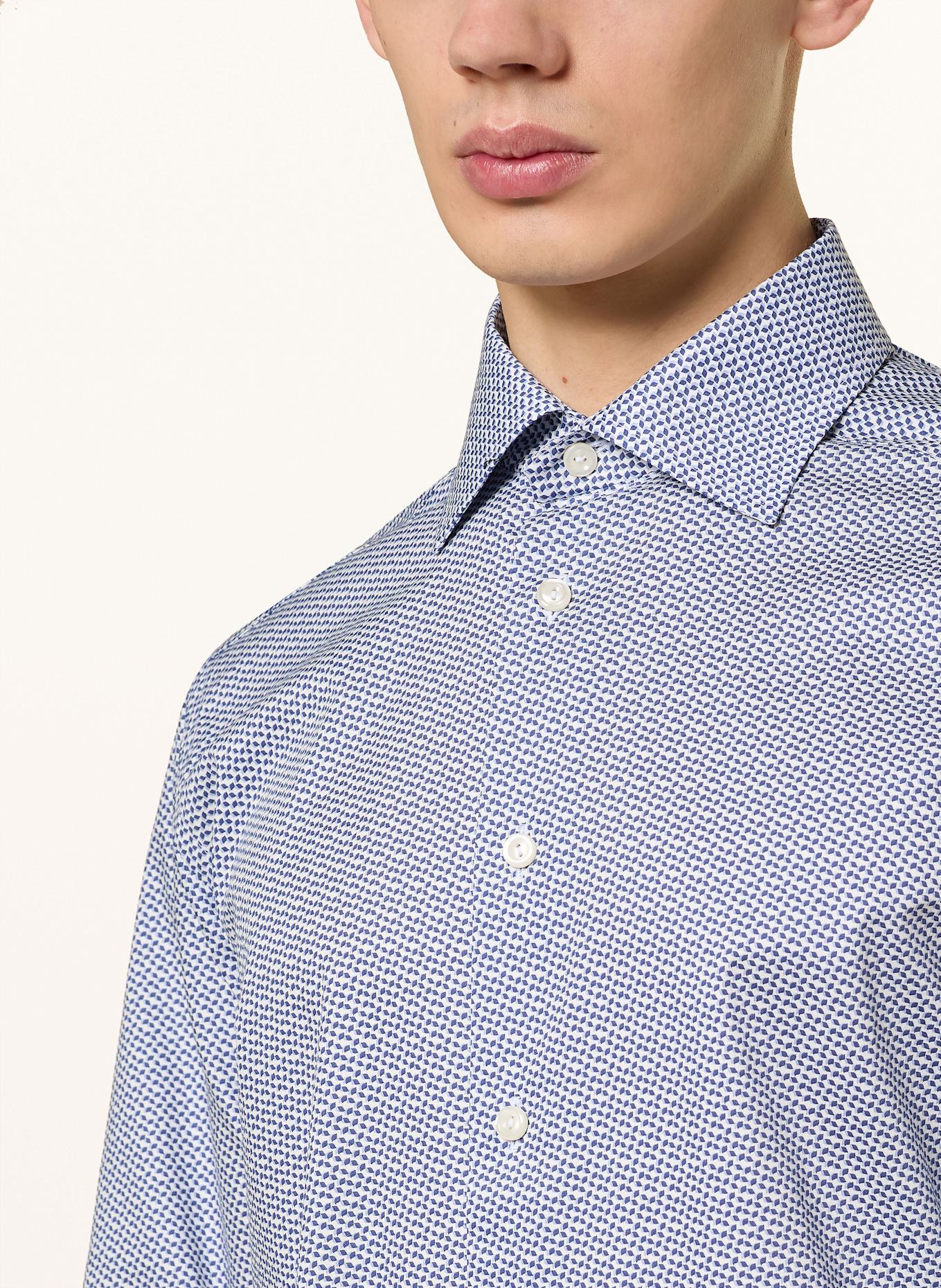 ETON Shirt contemporary fit: LIGHT BLUE / DARK BLUE / WHITE