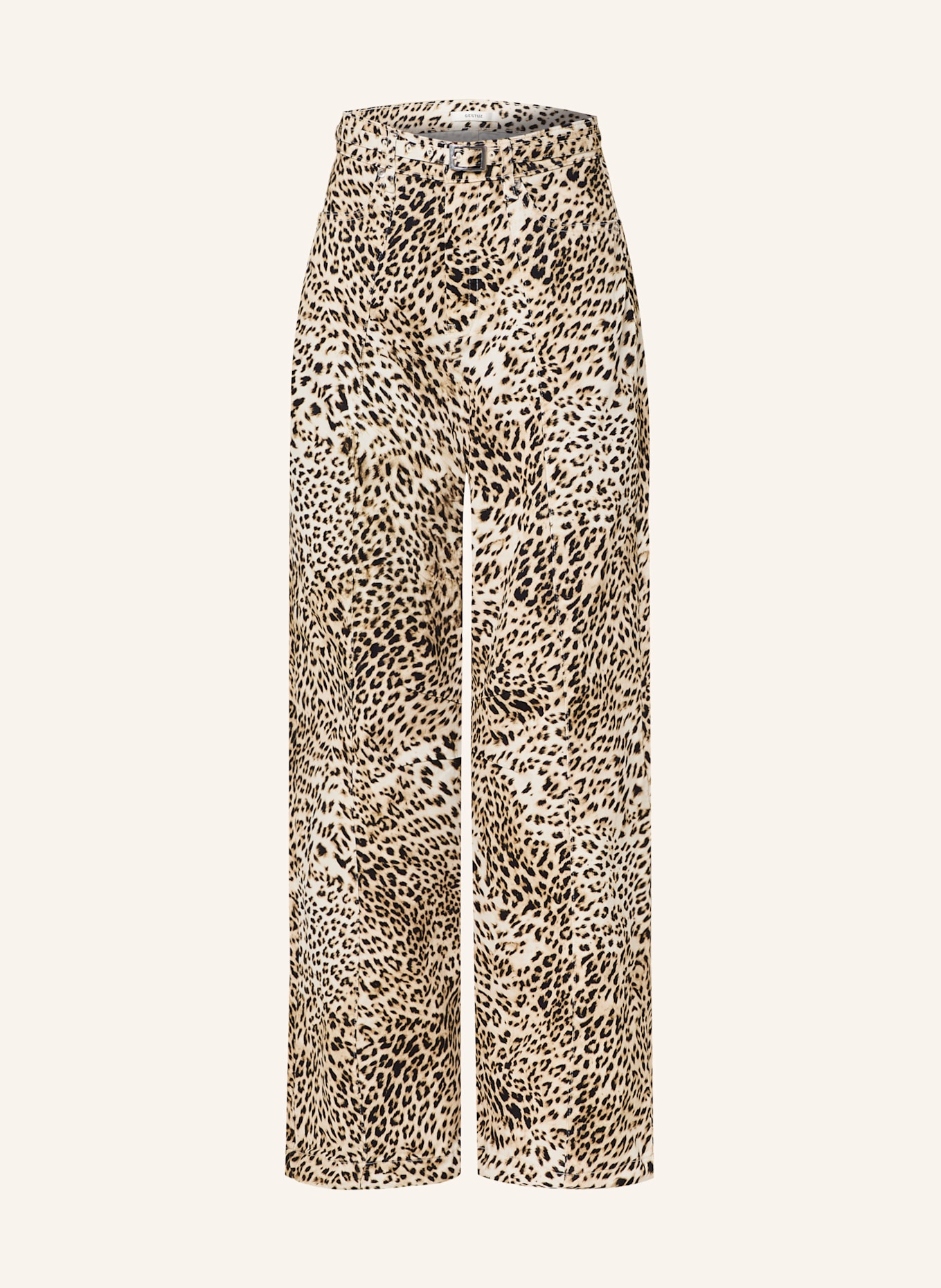 GESTUZ Marlenehose GZLEONIA: HELLBRAUN / BRAUN / DUNKELBRAUN