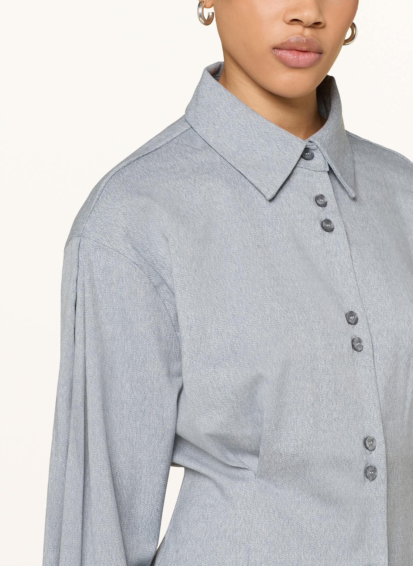 GESTUZ Hemdbluse GZPAULIA: BLAUGRAU