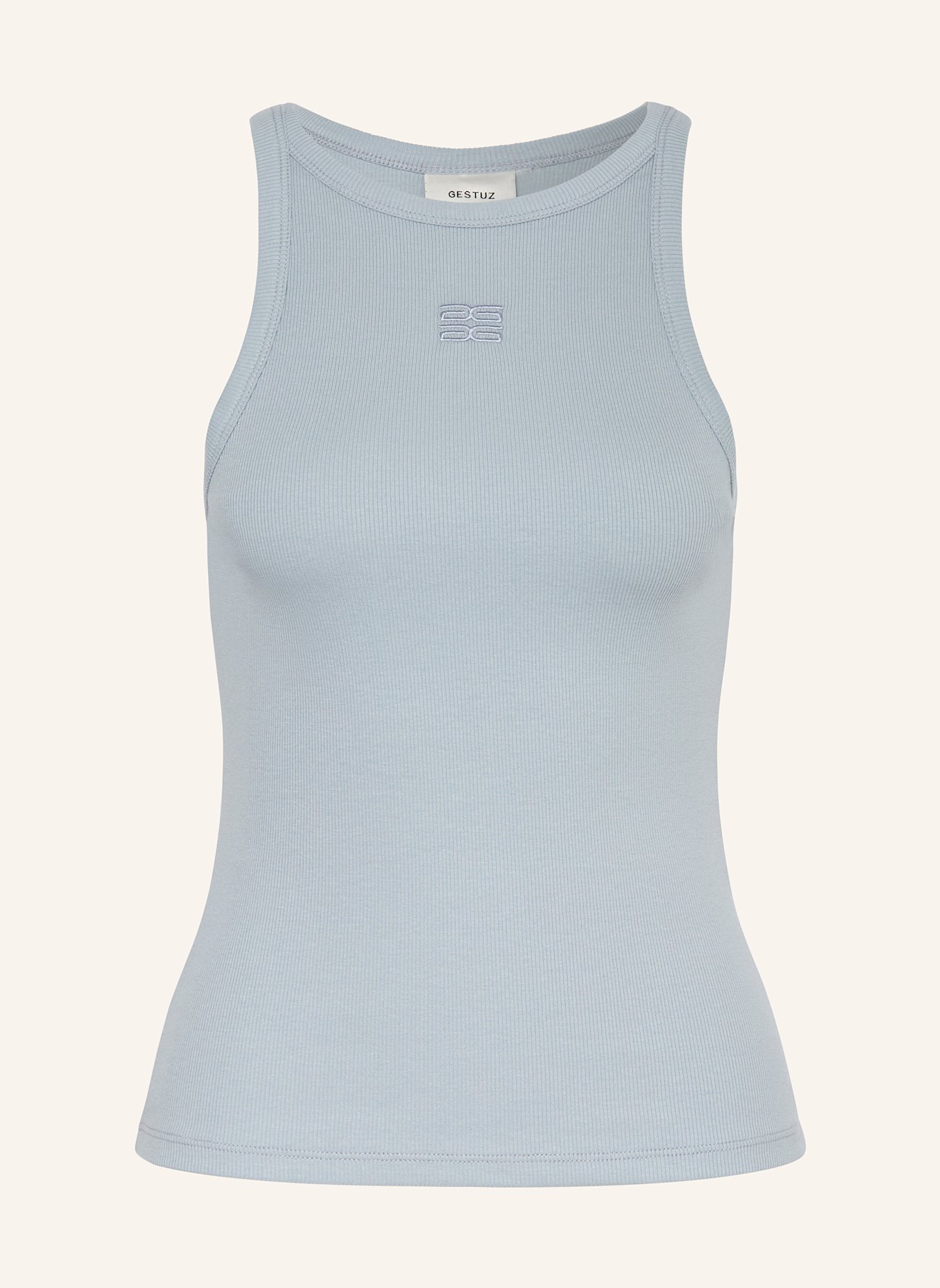 GZdrew Logo Scoop Tank 2.0 | Grey Blue GZdrew Logo Scoop Tank 2.0 | Grey Blue
